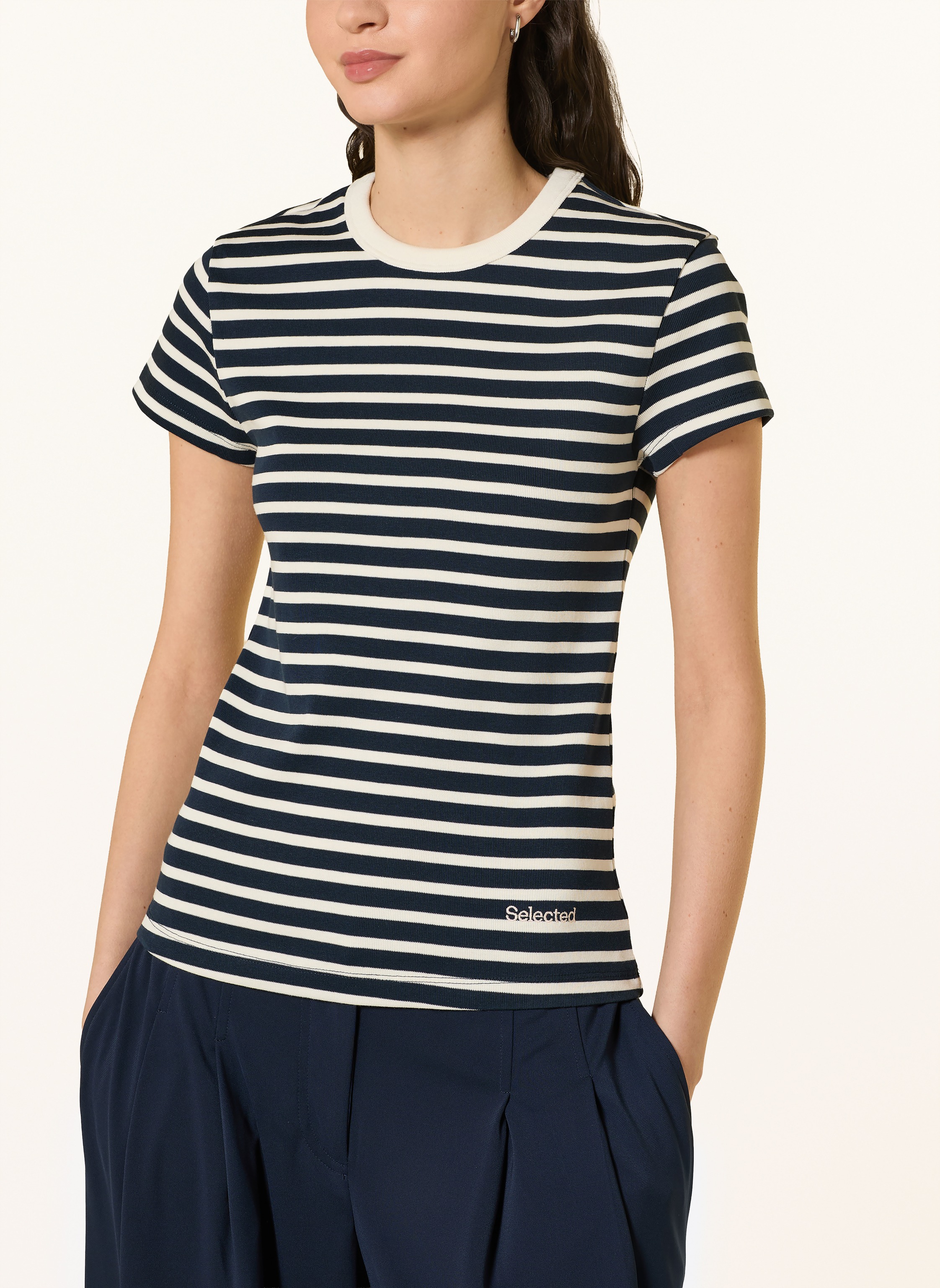 Thumbnail - Selected Femme T-Shirt blau