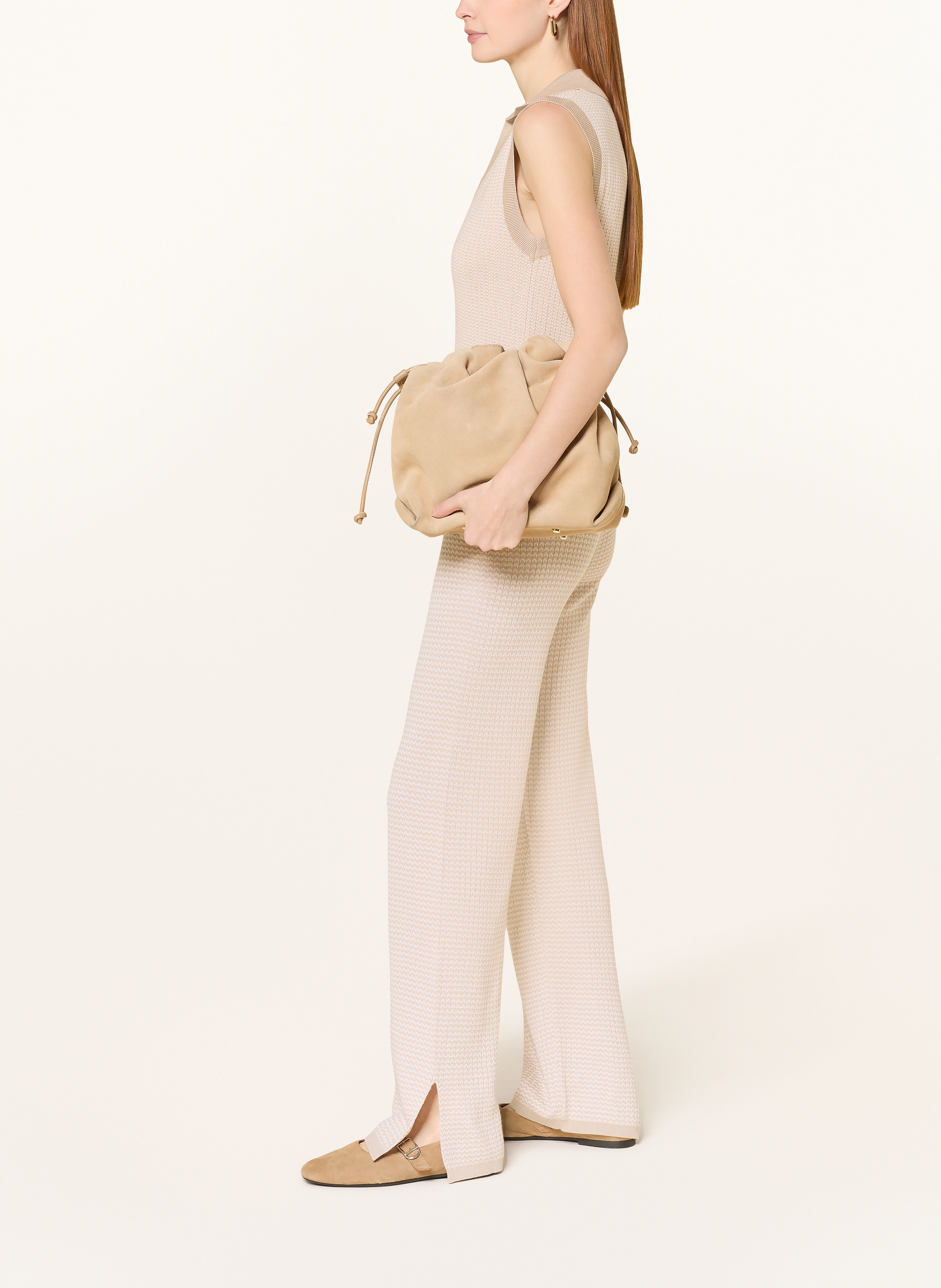 Thumbnail - Selected Femme Strickhose beige
