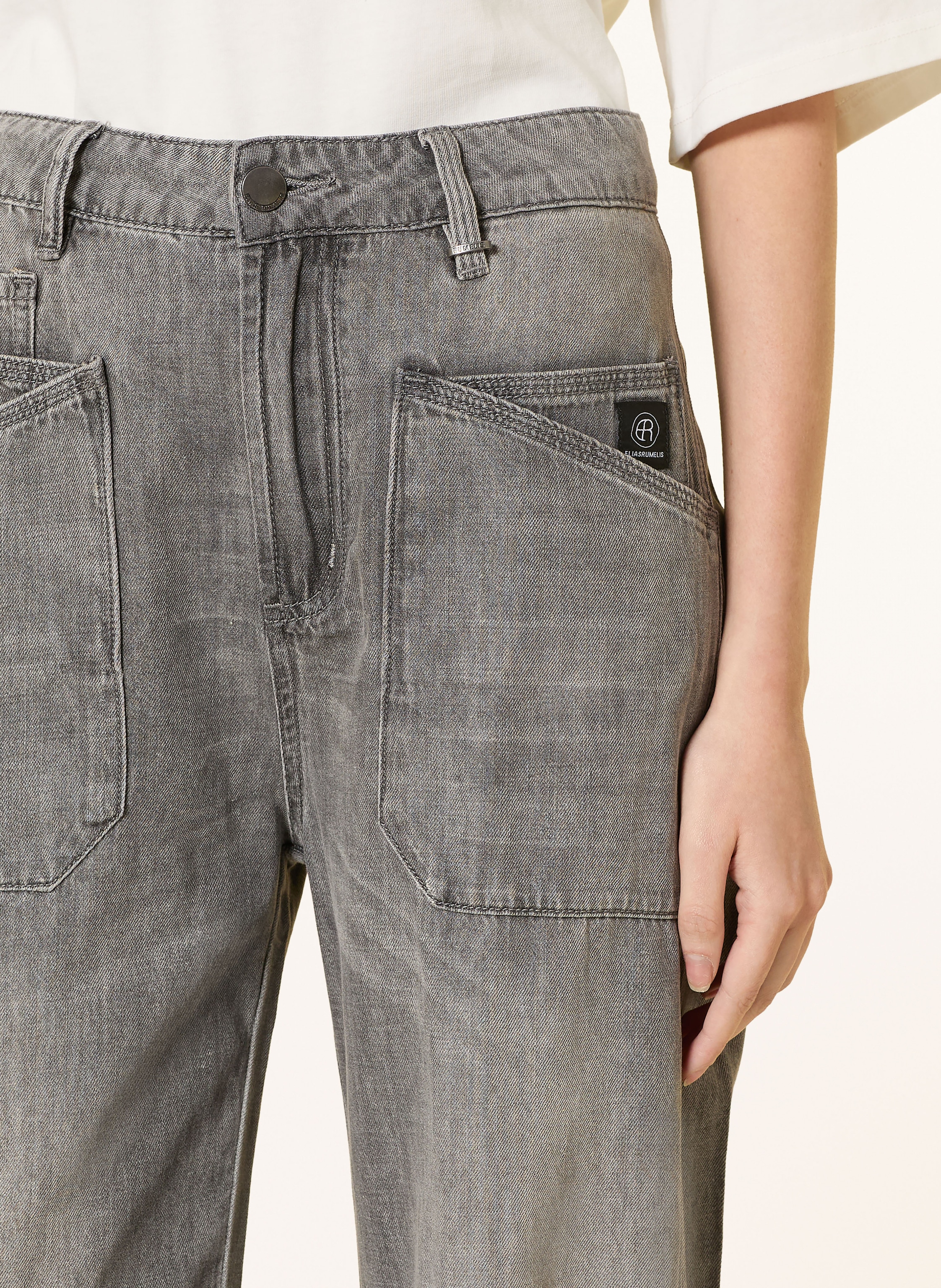 Thumbnail - Elias Rumelis Barrel Jeans Isabella grau