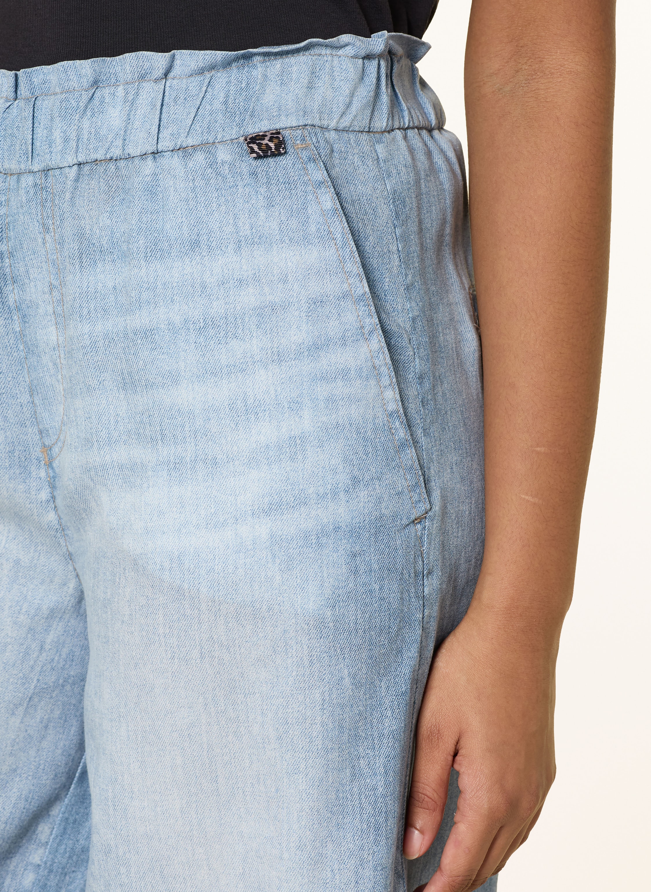 Thumbnail - Marc Cain Culotte Willmar In Jeansoptik blau