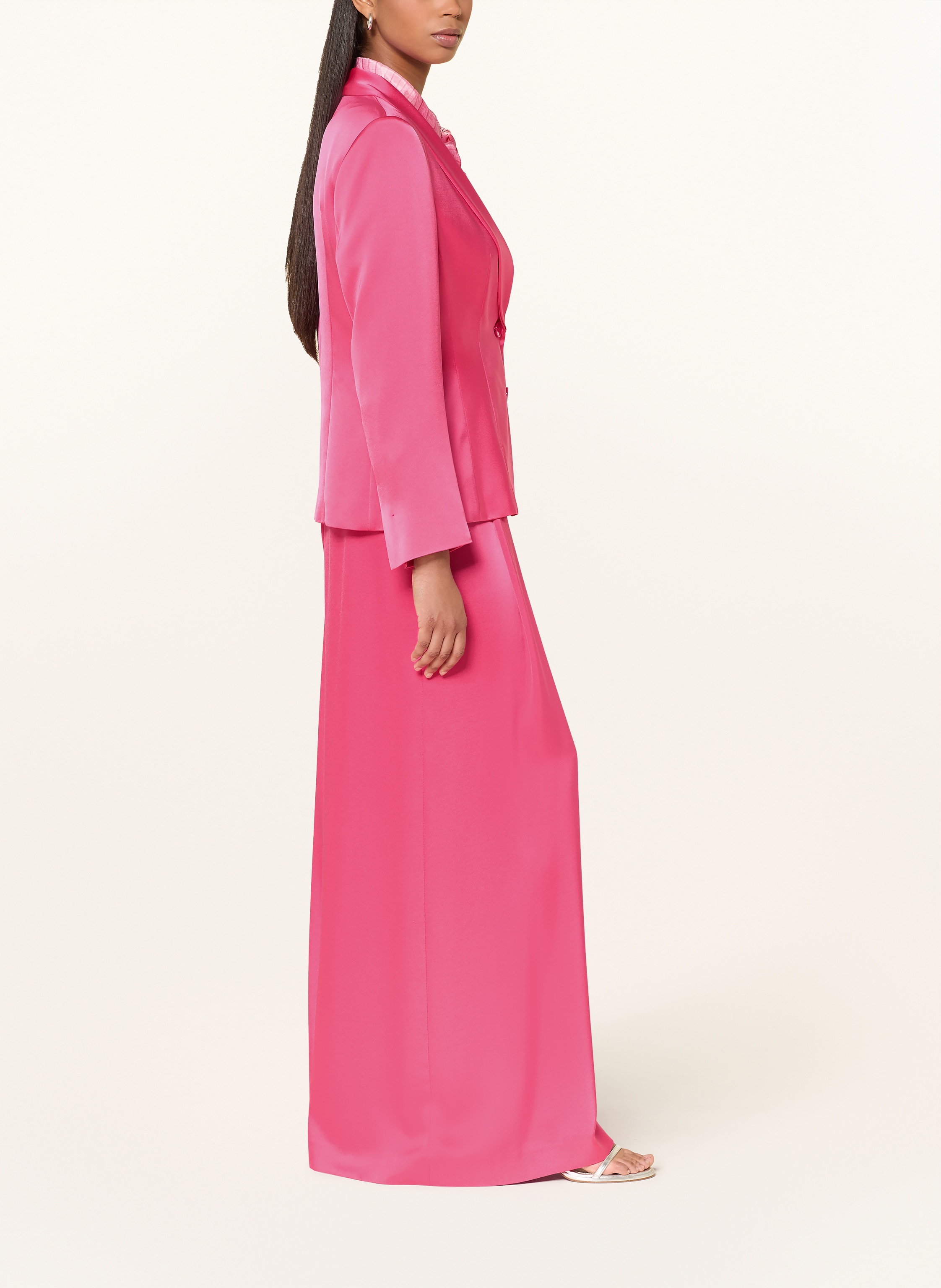 Thumbnail - Marc Cain Marlenehose Warangal Aus Satin pink