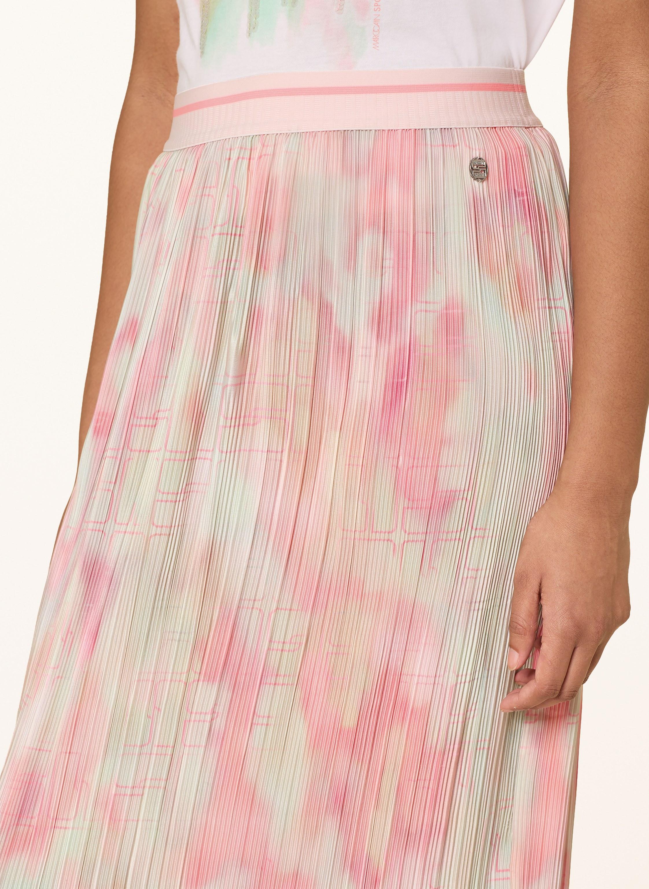 Thumbnail - Marc Cain Plisseerock rosa