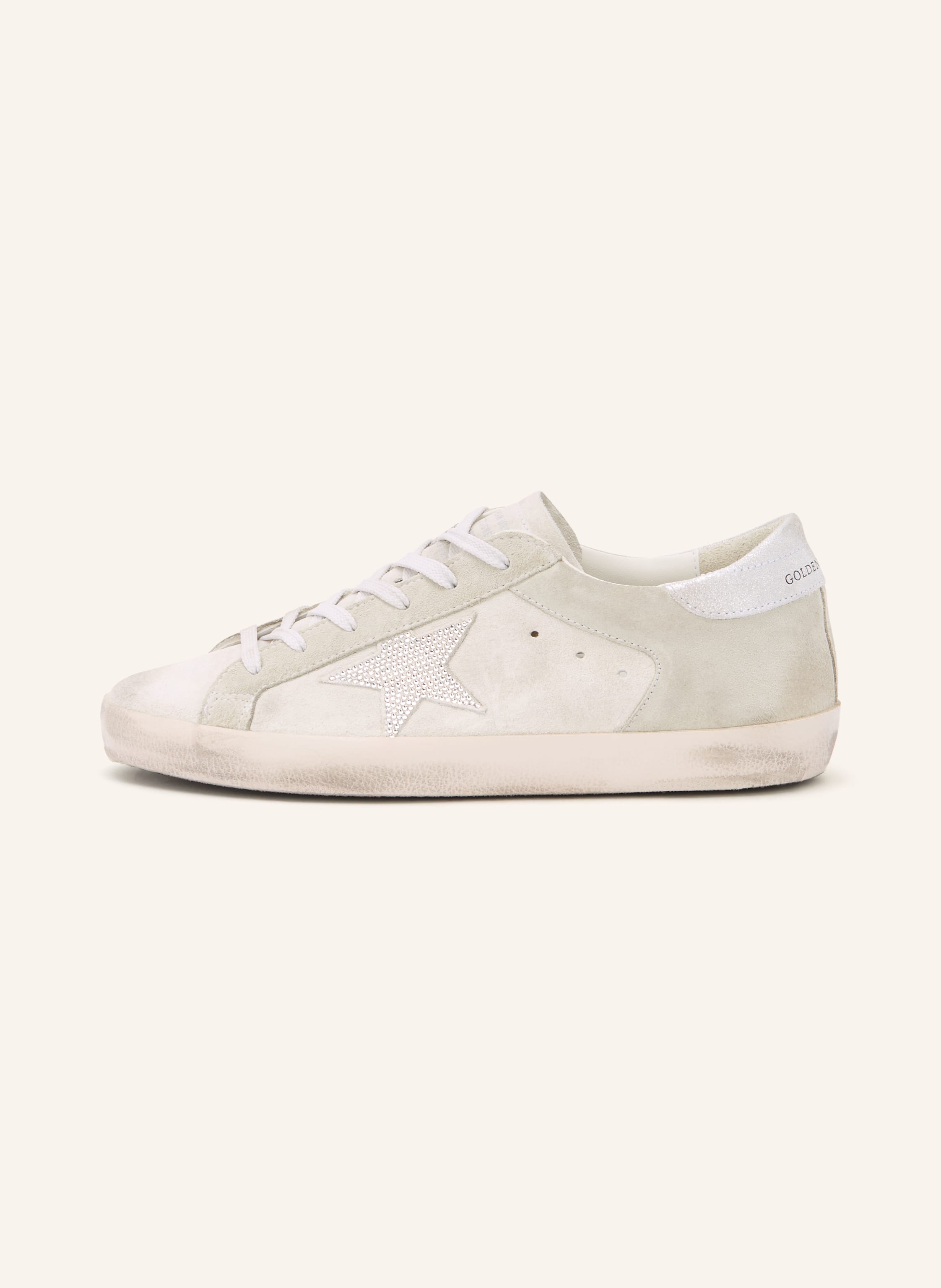 Thumbnail - Golden Goose Sneaker Super-Star Mit Schmucksteinen weiss
