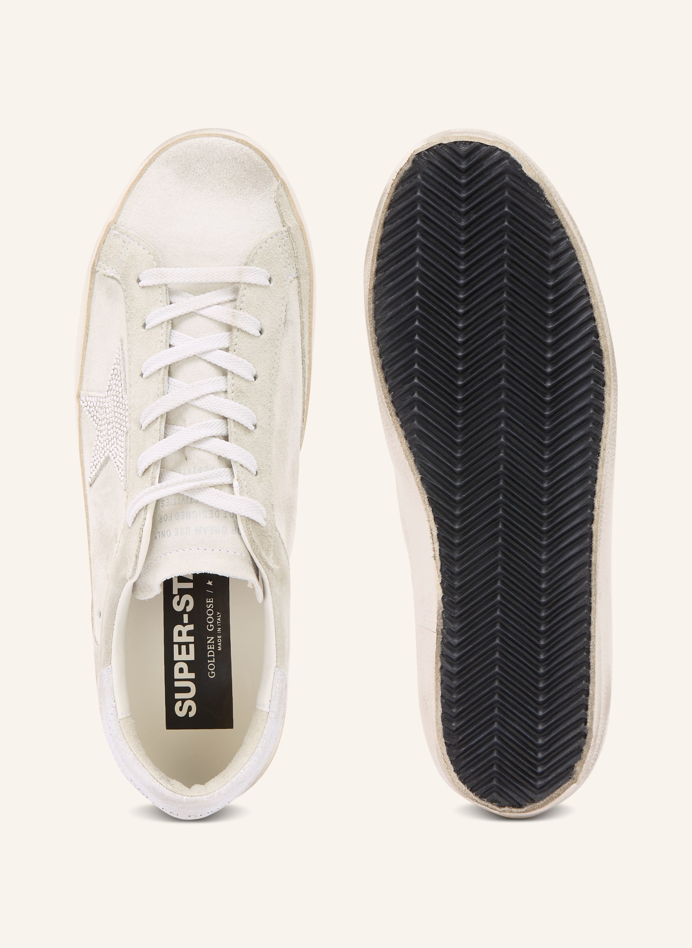 Thumbnail - Golden Goose Sneaker Super-Star Mit Schmucksteinen weiss