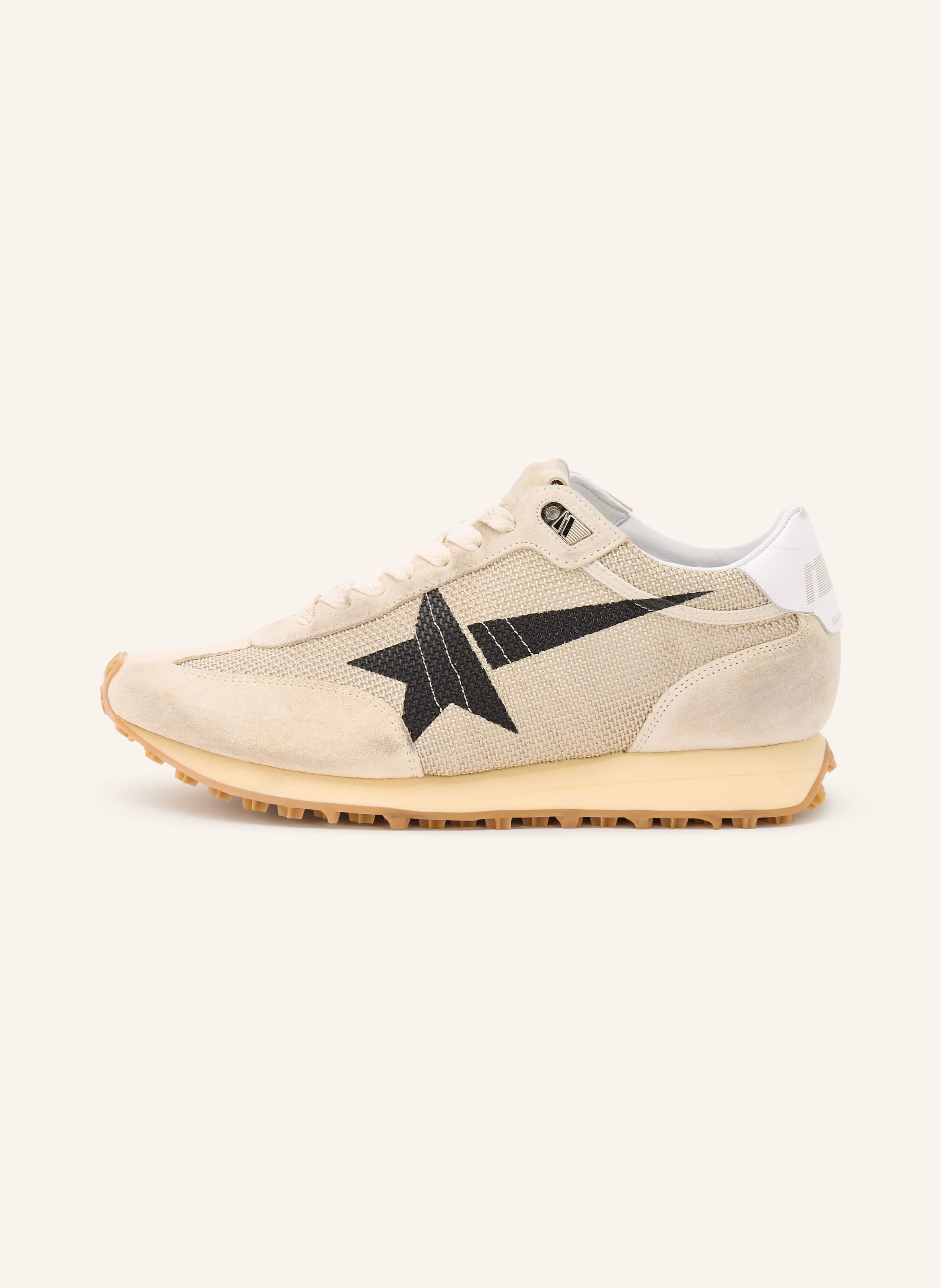Thumbnail - Golden Goose Sneaker Running Marathon beige