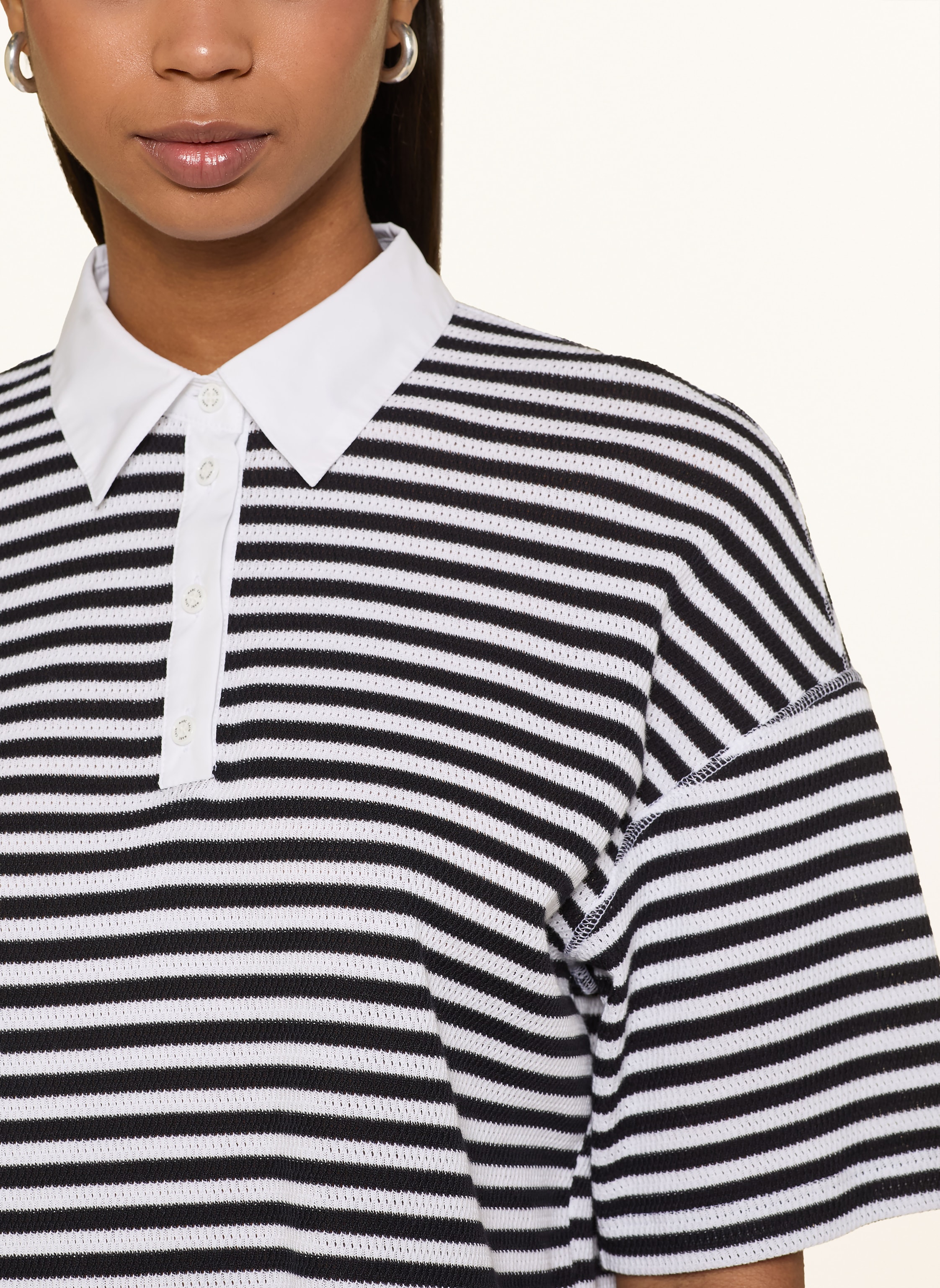 Thumbnail - Marc Cain Strick-Poloshirt blau