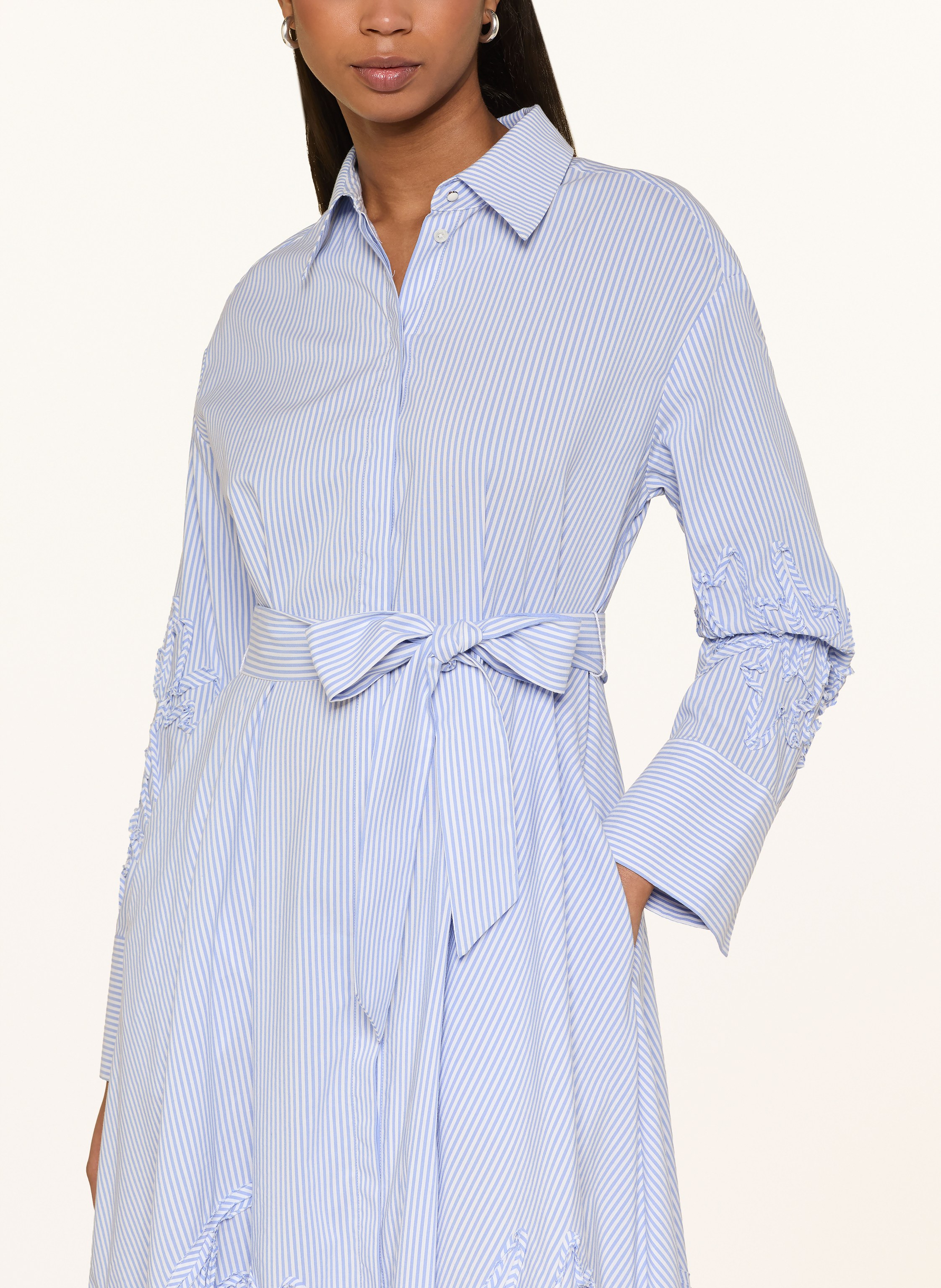 Thumbnail - Marc Cain Hemdblusenkleid blau