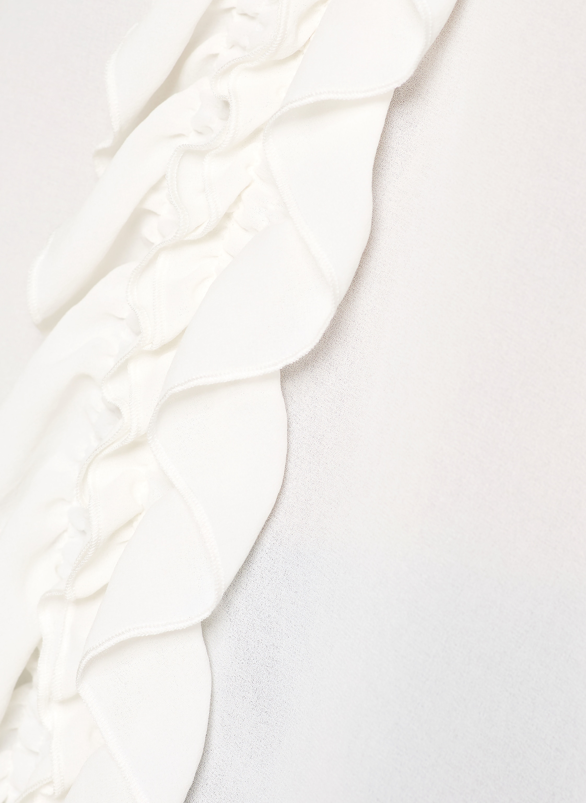 Thumbnail - Marc Cain Bluse Mit Rüschen Und Volants weiss