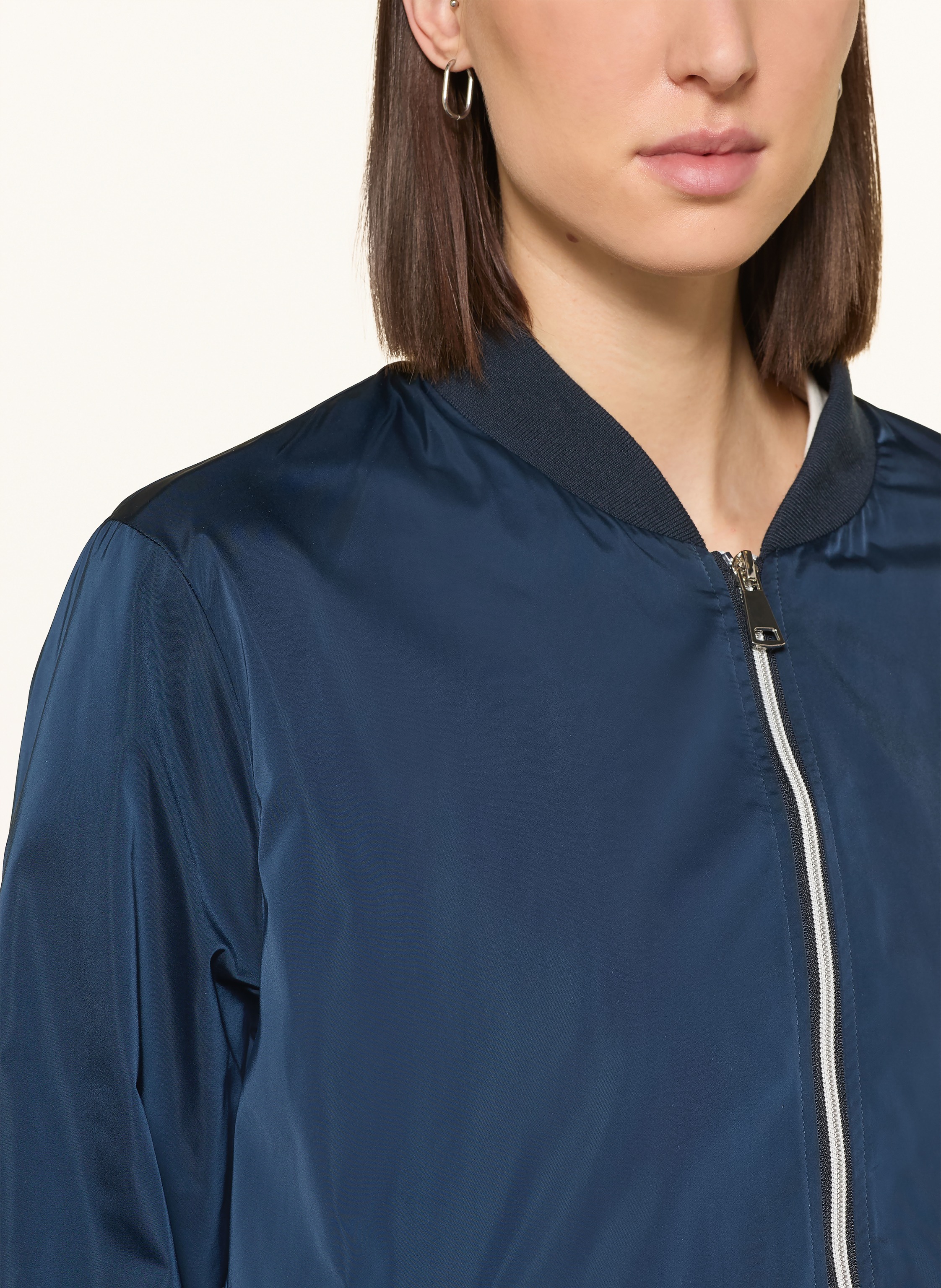 Thumbnail - White Label Satinblouson blau