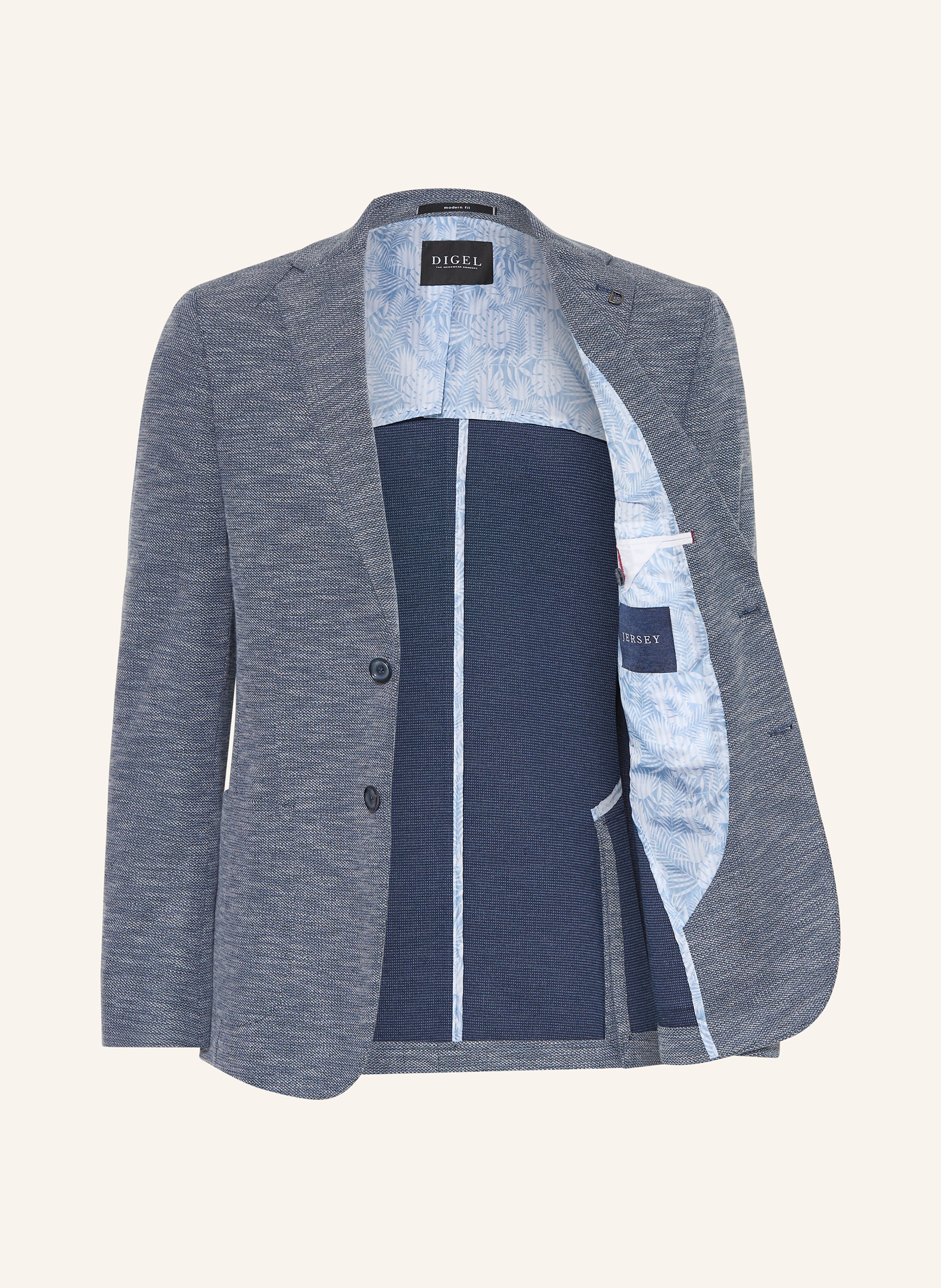 Thumbnail - Digel Anzugsakko Edward-St Modern Fit blau