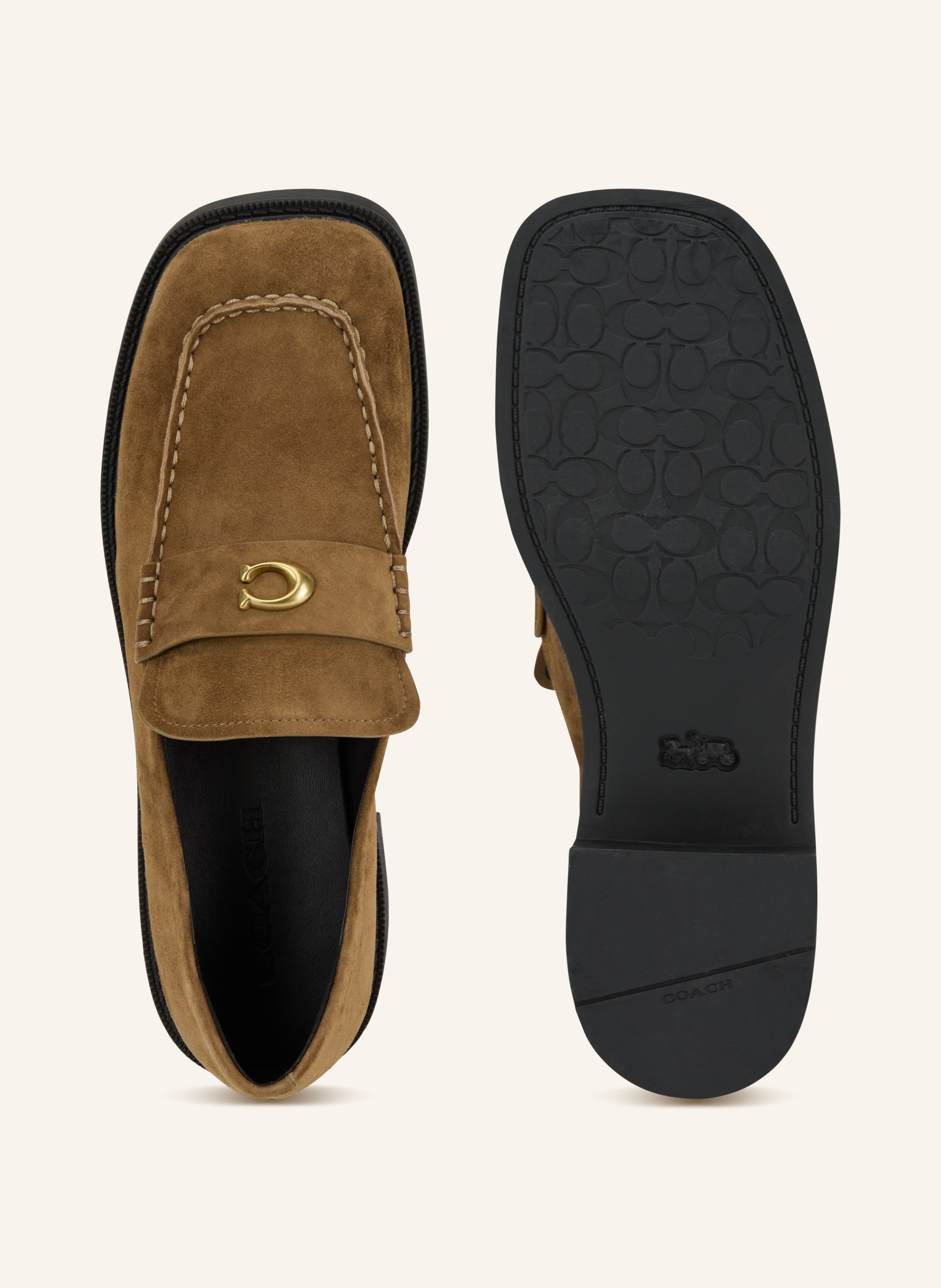 Thumbnail - Coach Penny-Loafer braun