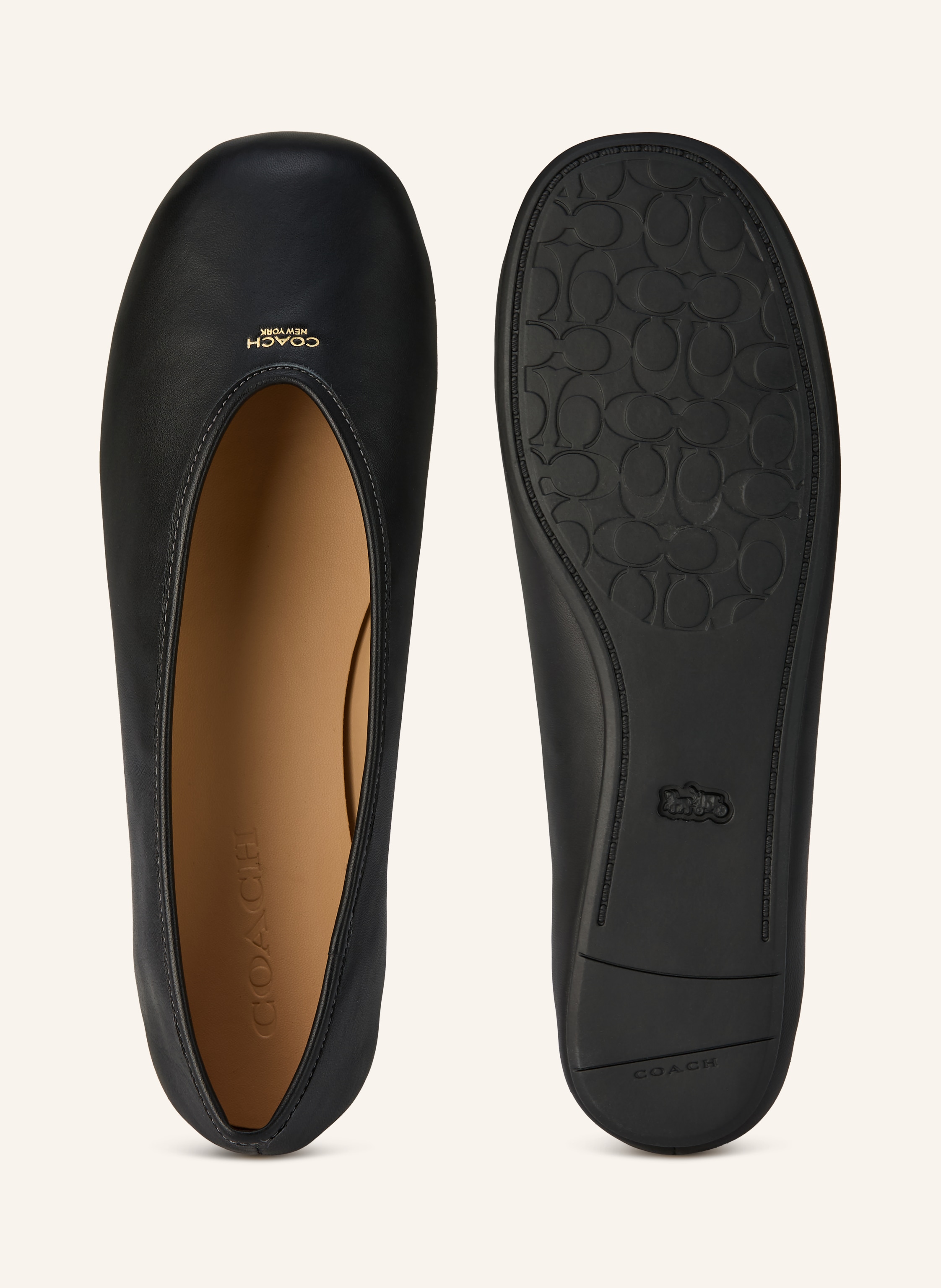 Thumbnail - Coach Ballerinas Houston schwarz