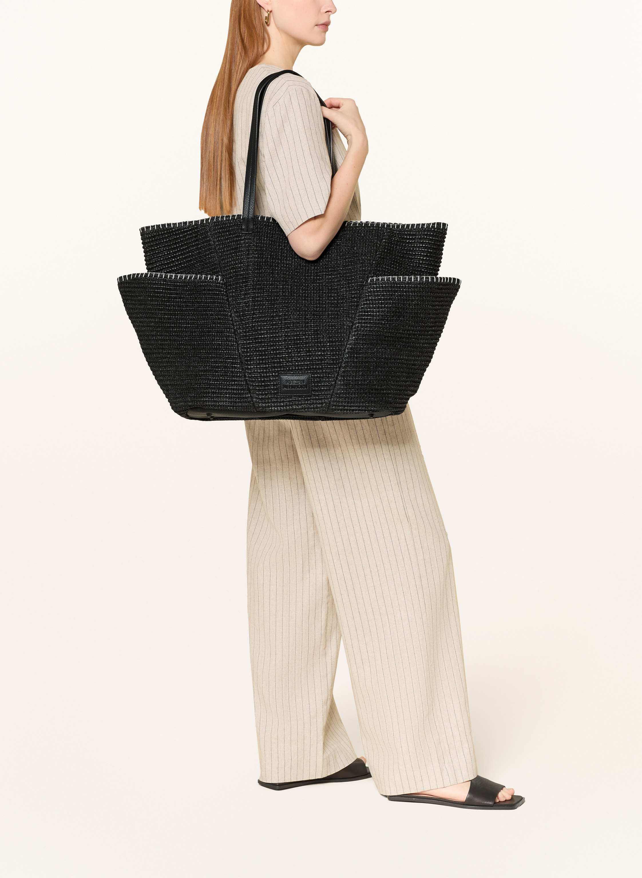 Thumbnail - Maryan Mehlhorn Strandtasche Florascape schwarz