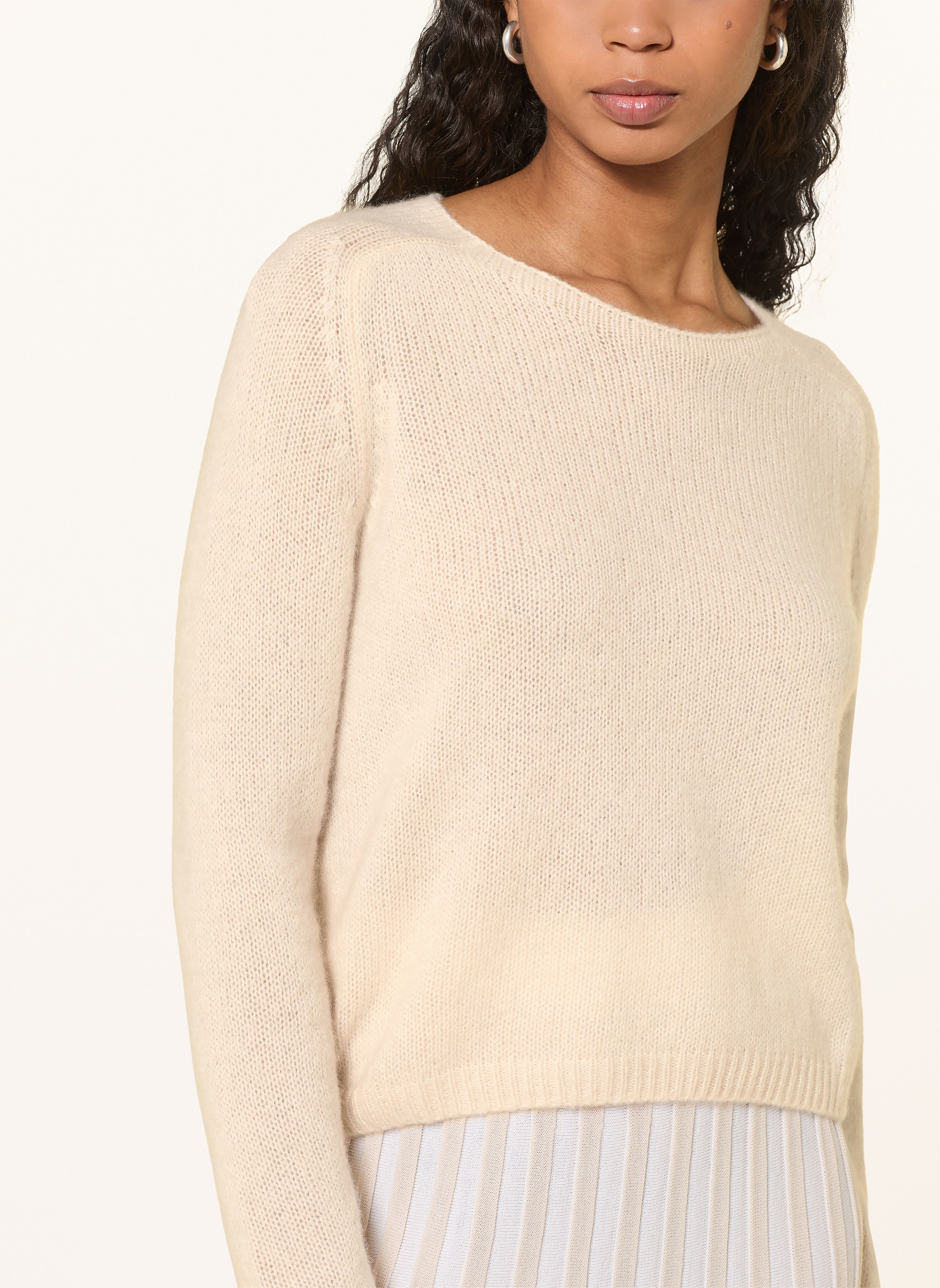 Thumbnail - Hemisphere Pullover Mit Cashmere beige