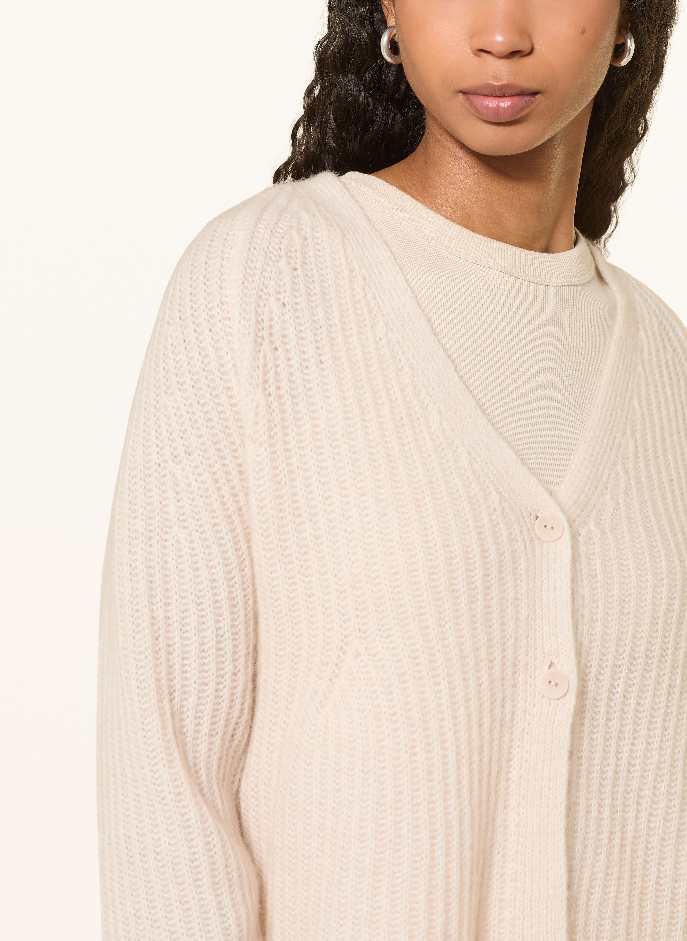 Thumbnail - Hemisphere Strickjacke Mit Cashmere beige