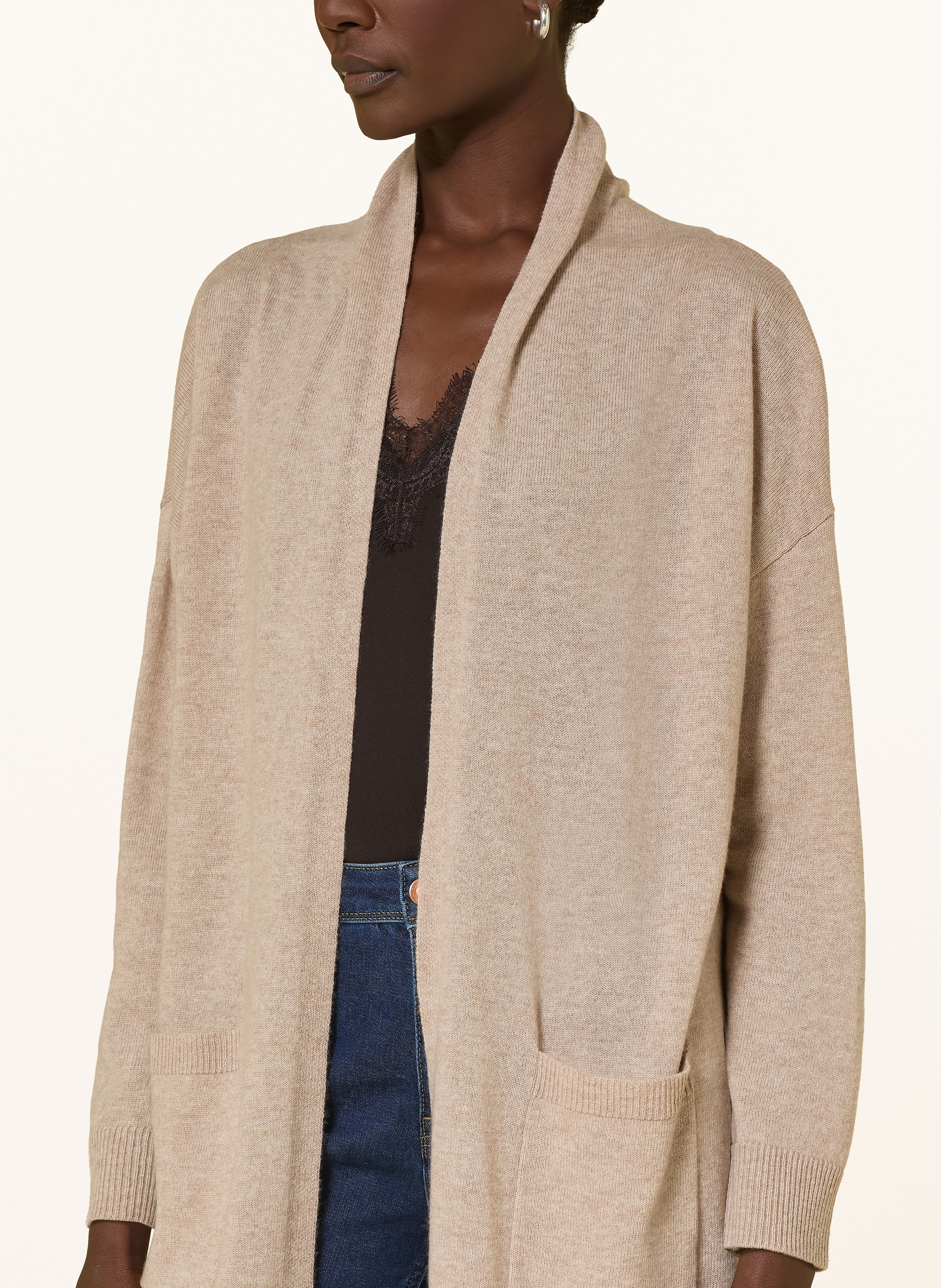 Thumbnail - Allude Strickhülle Mit Cashmere beige