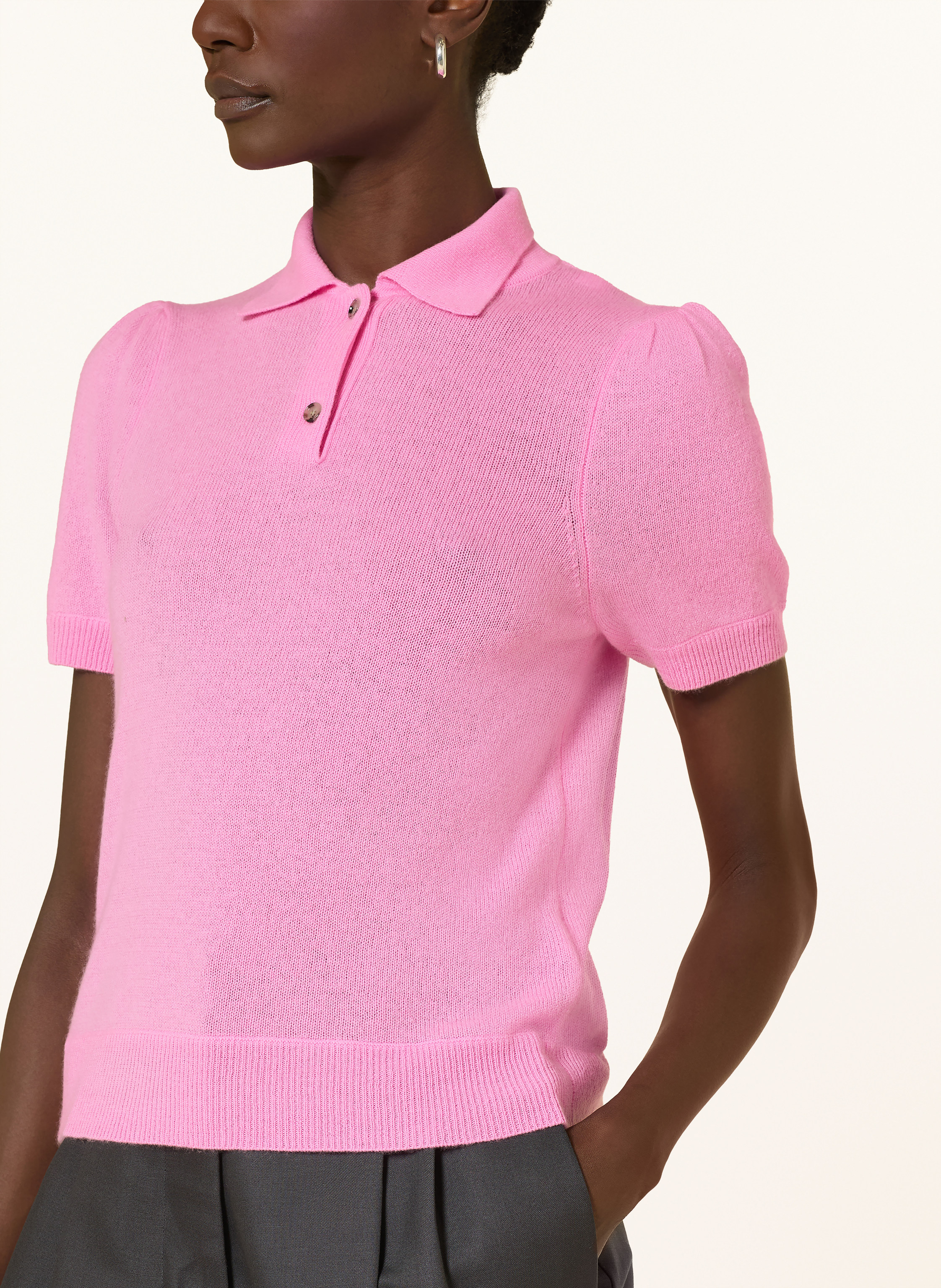 Thumbnail - Allude Strickshirt Aus Cashmere pink