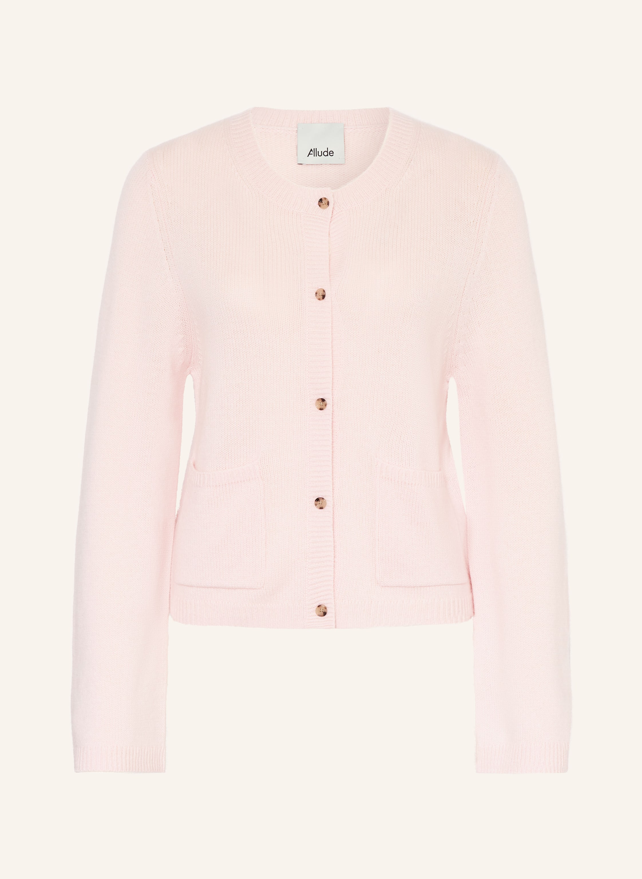 Allude Strickjacke Aus Cashmere rosa