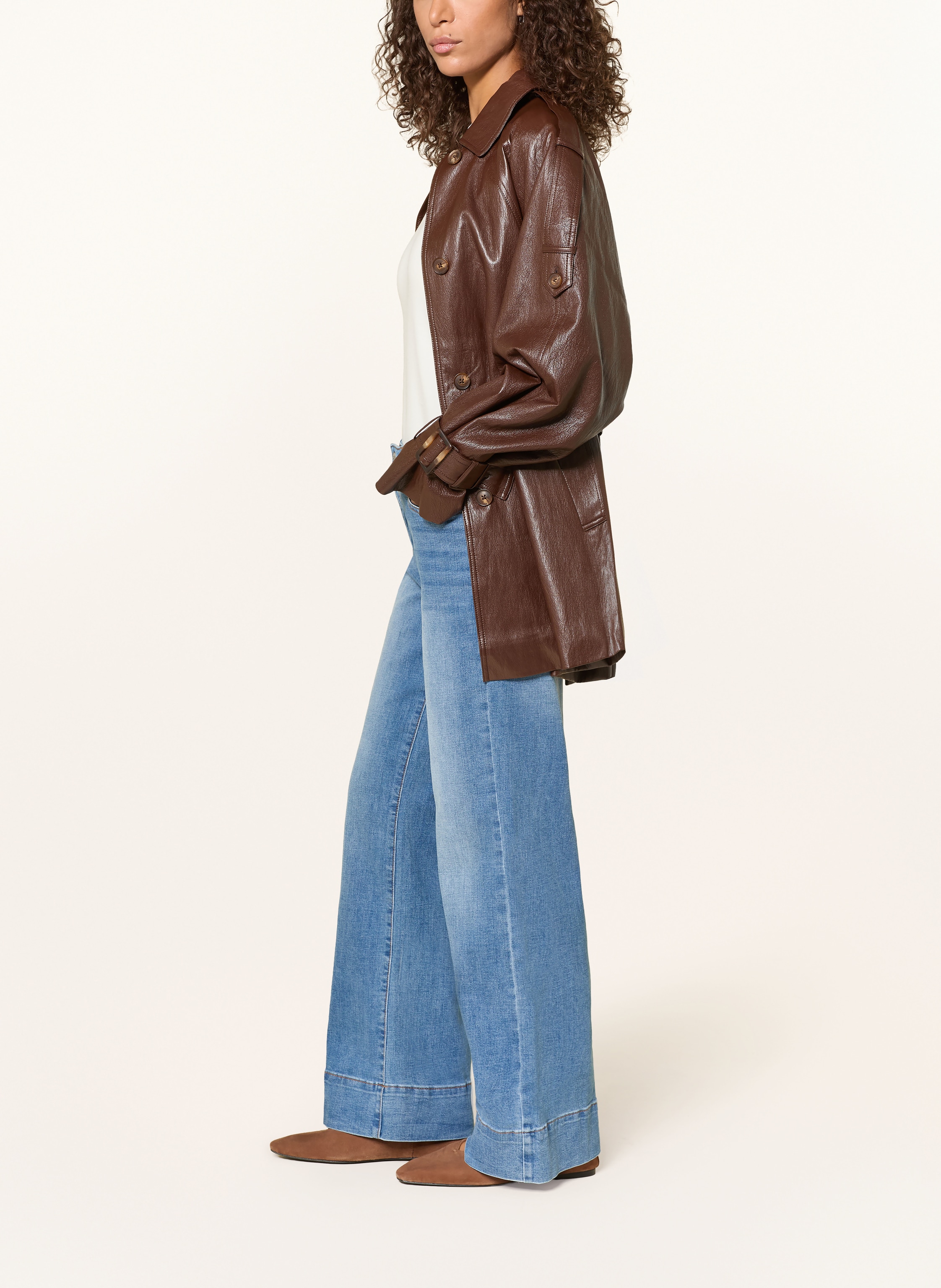 Thumbnail - Buena Vista Wide Leg Jeans blau