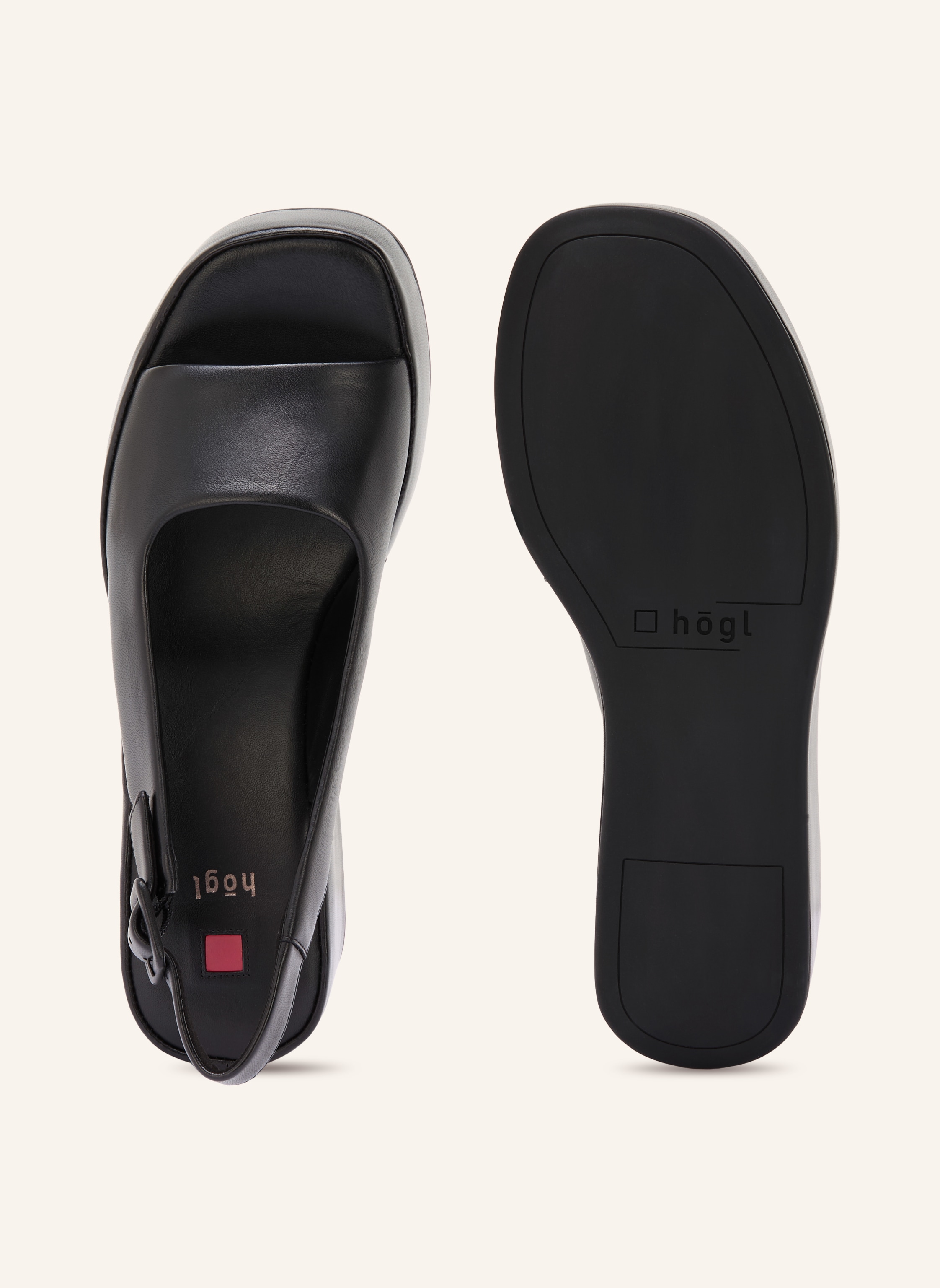 Thumbnail - Högl Plateau-Sandalen schwarz