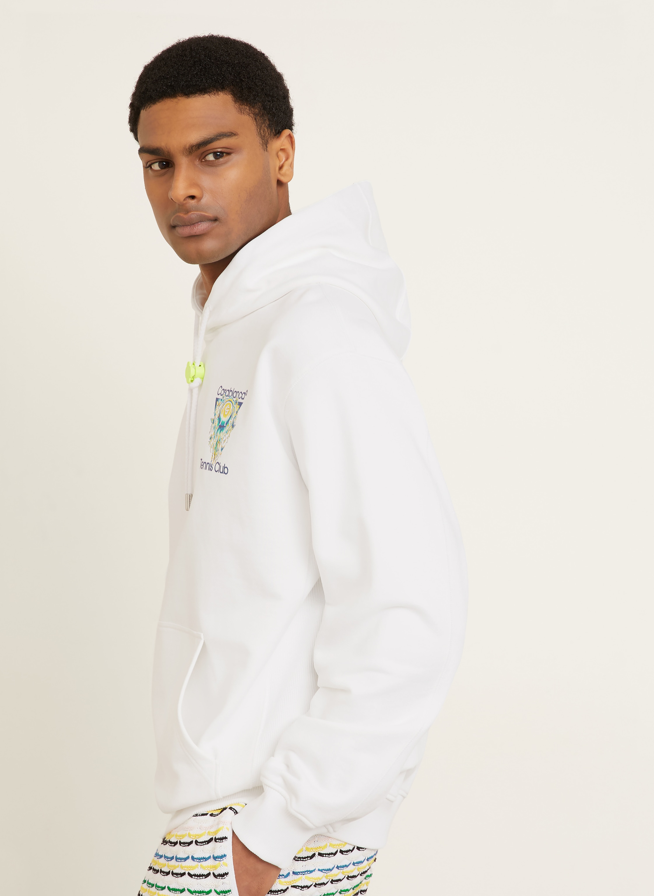 Thumbnail - Casablanca Hoodie weiss