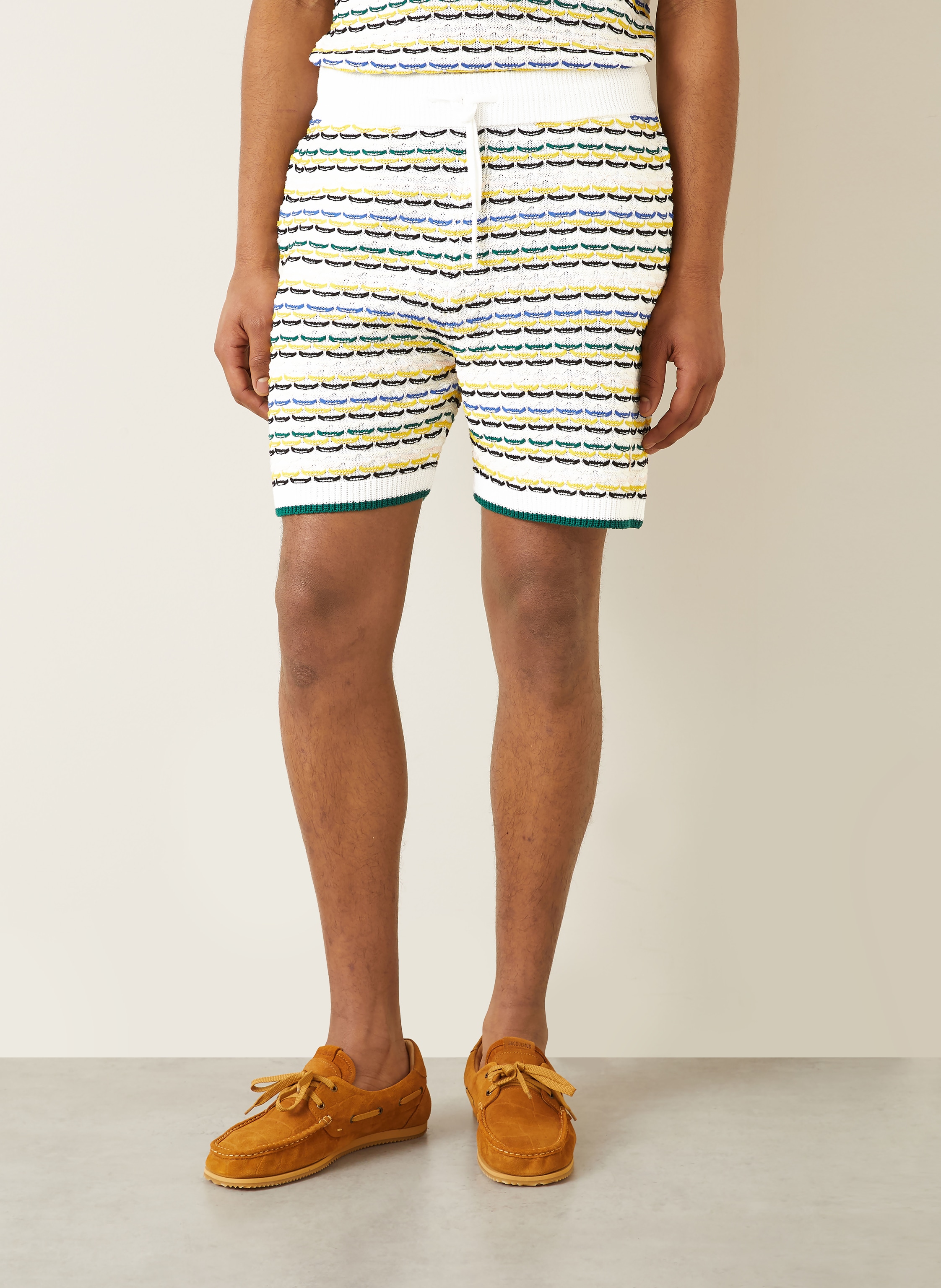 Thumbnail - Casablanca Strickshorts beige