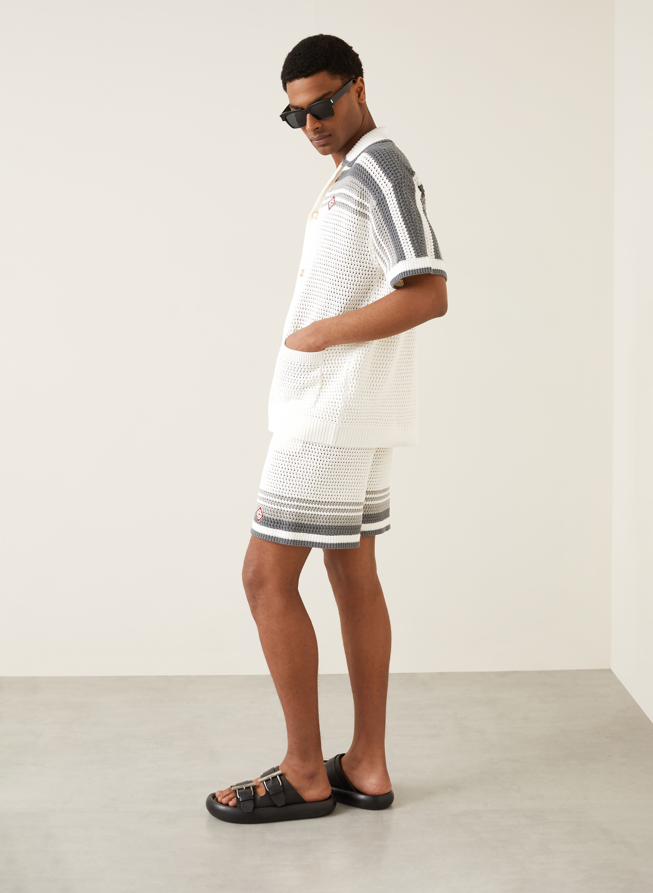 Thumbnail - Casablanca Strickshorts grau