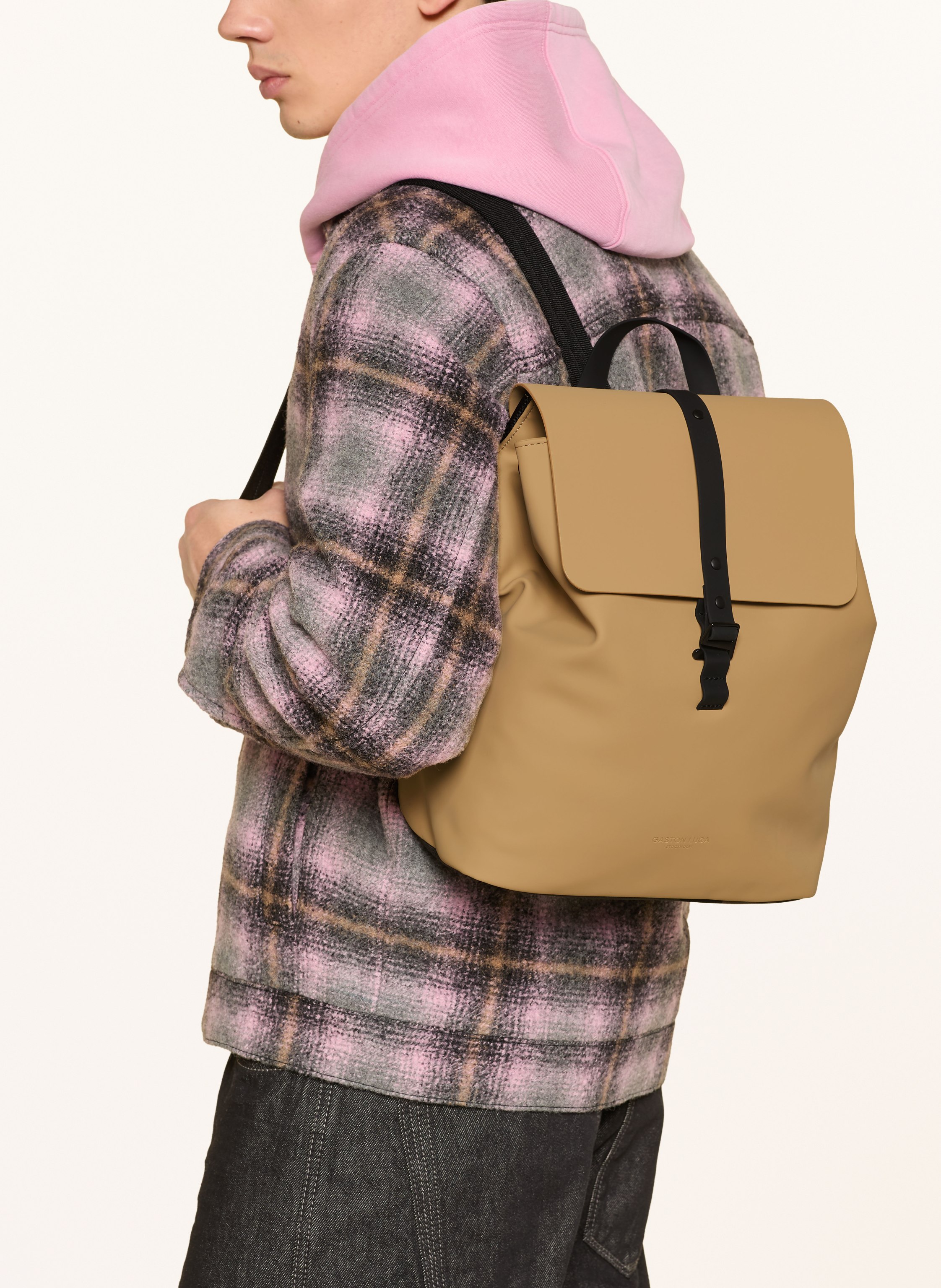 Thumbnail - Gaston Luga Rucksack Däsh 13 L Mit Laptop-Fach beige