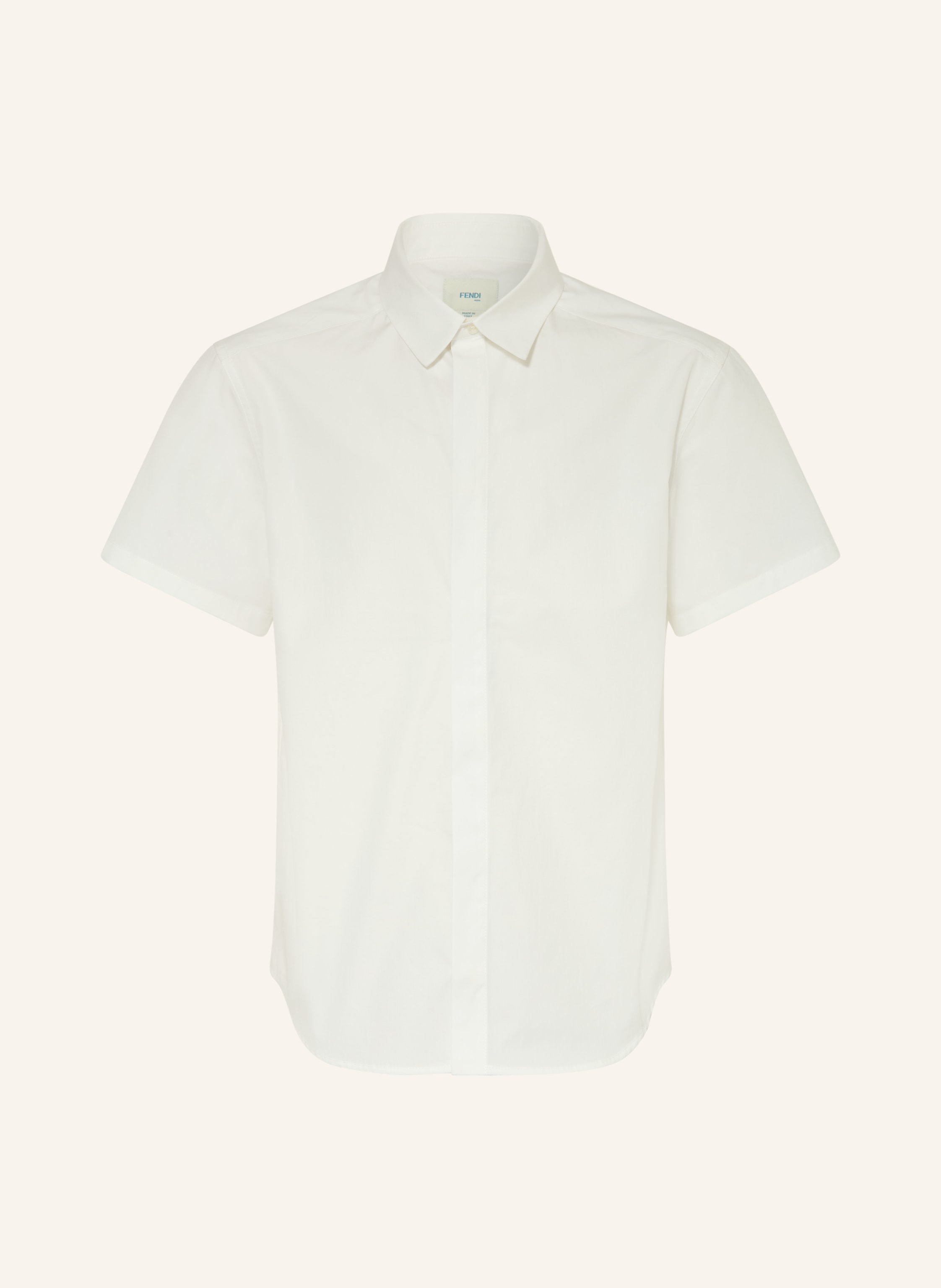 Fendi Kurzarm-Hemd weiss