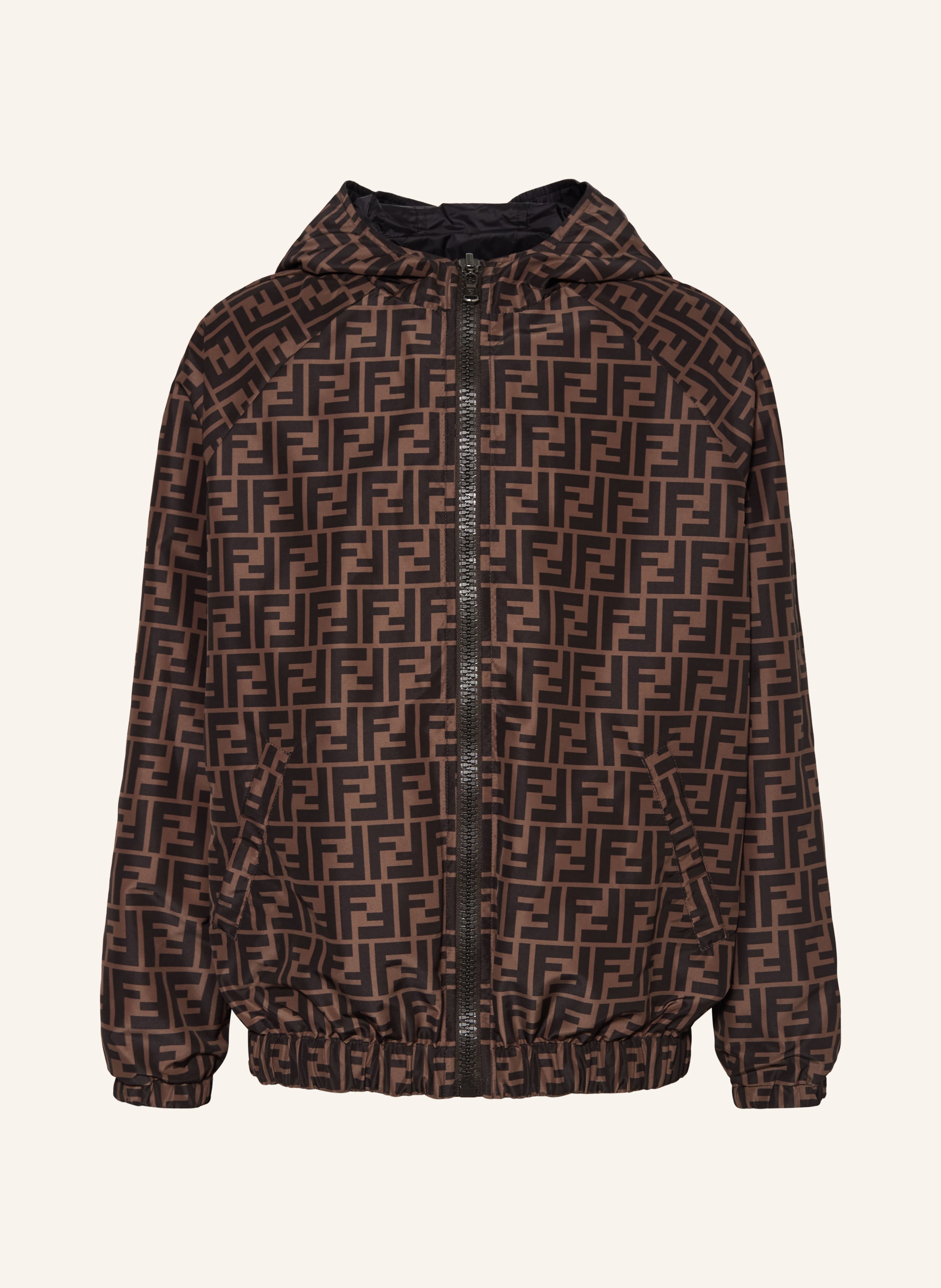 Thumbnail - Fendi Jacke Zum Wenden schwarz