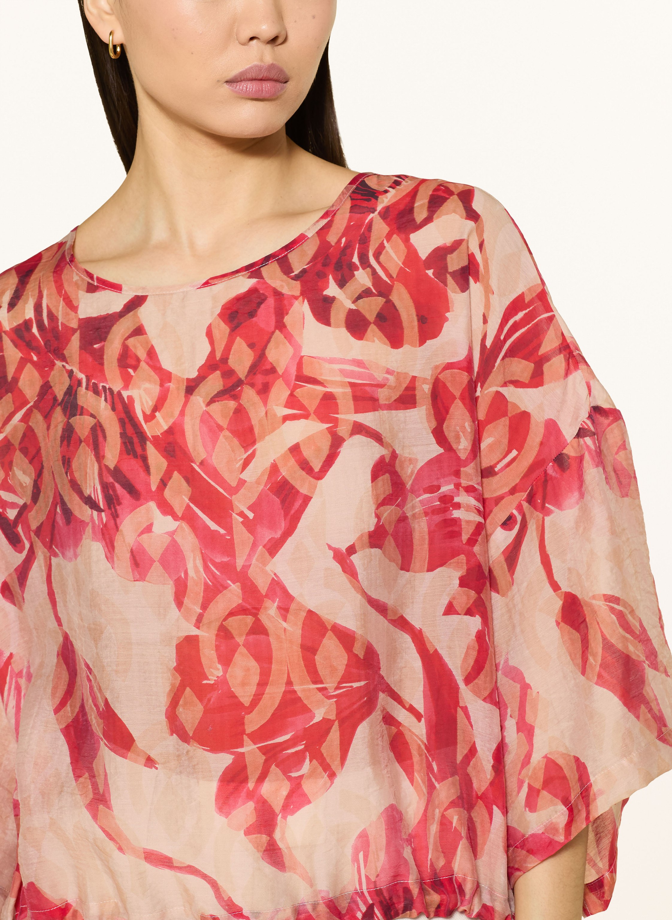 Thumbnail - Elena Miro Blusenshirt Mit 3/4-Arm pink