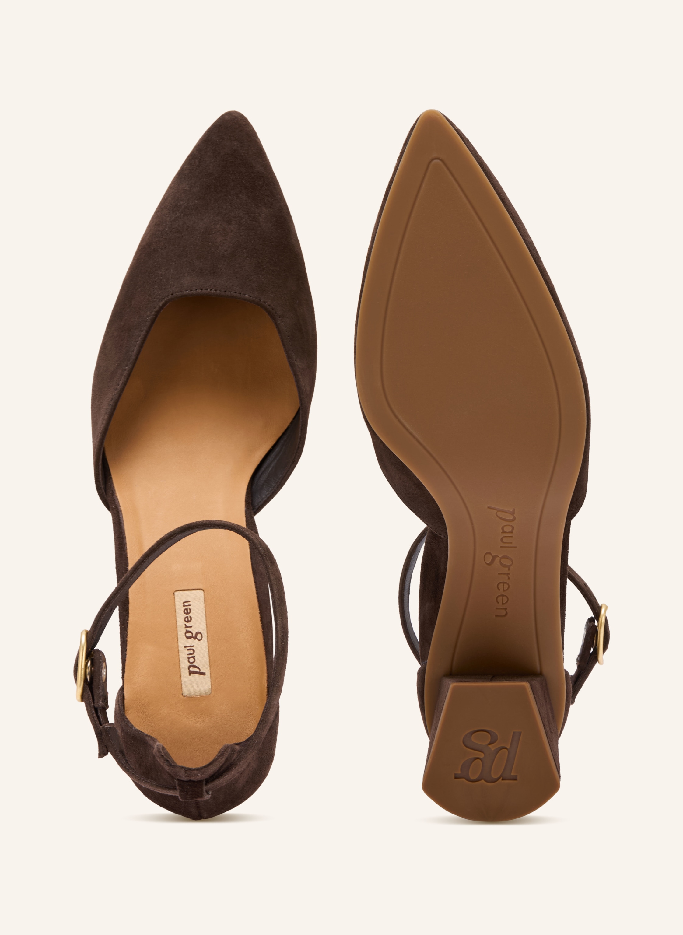 Thumbnail - Paul Green Pumps braun