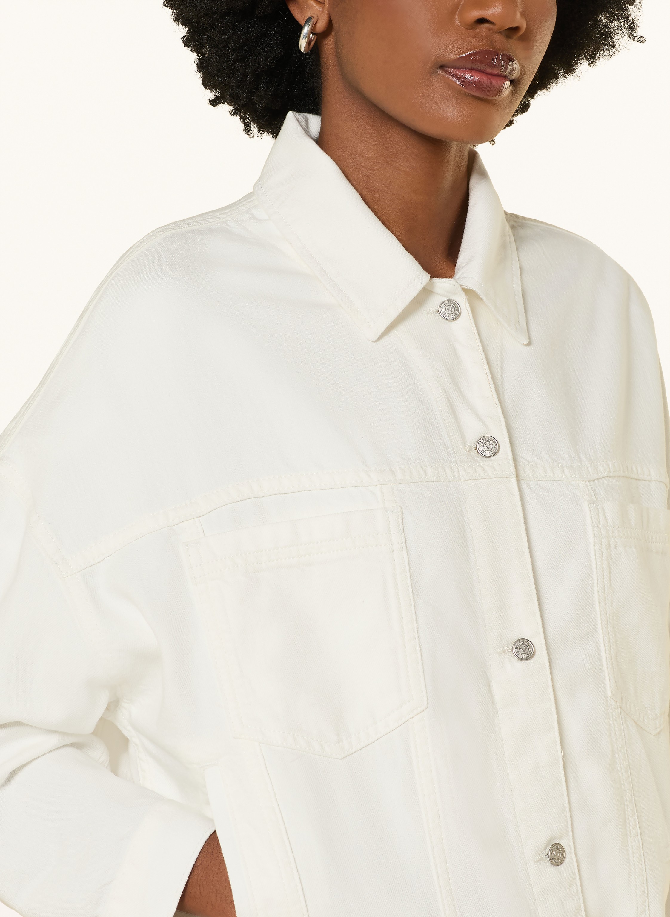 Thumbnail - True Religion Jeansjacke Amber weiss