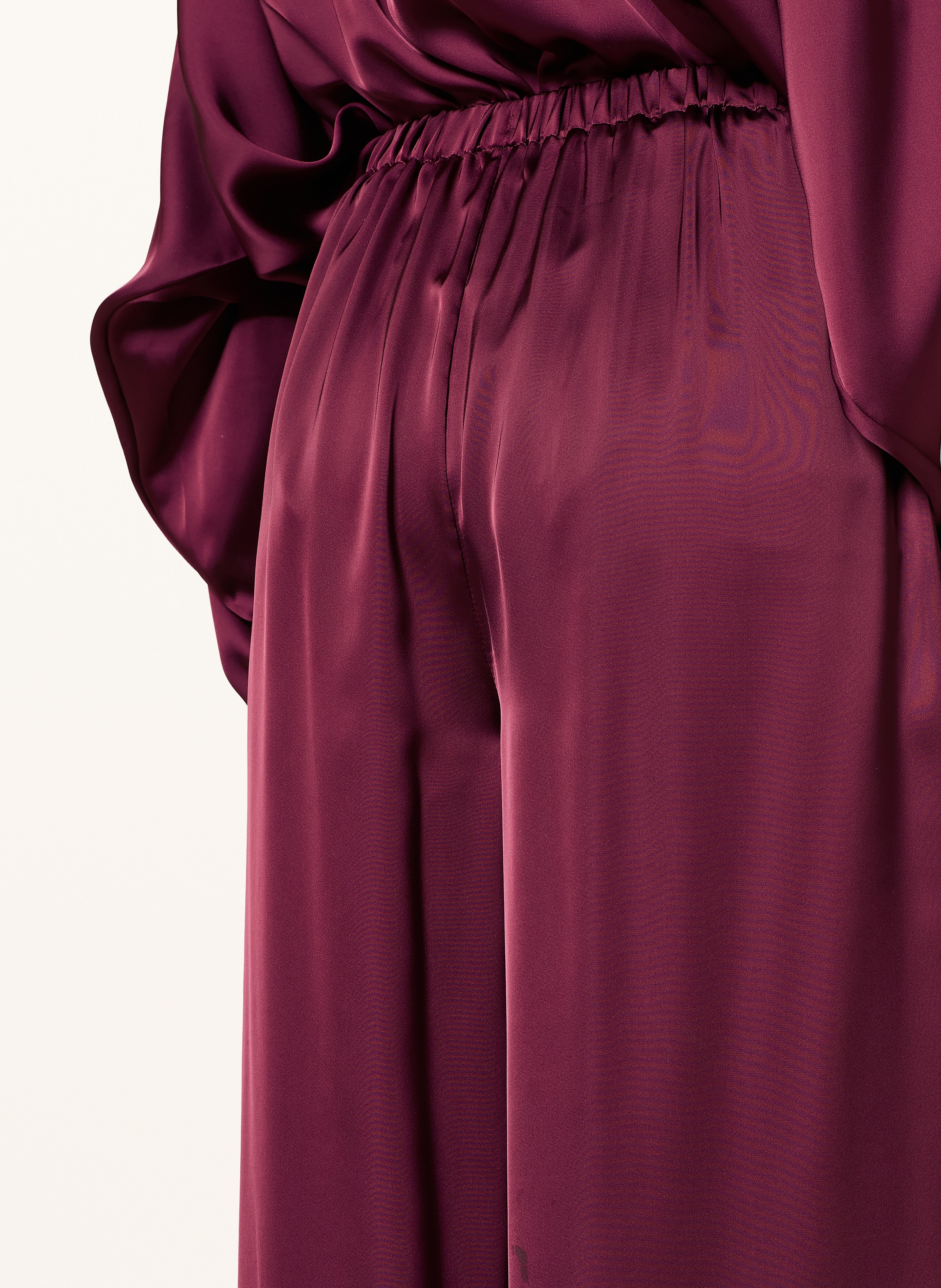 Thumbnail - Norma Kamali Marlenehose Aus Satin rot