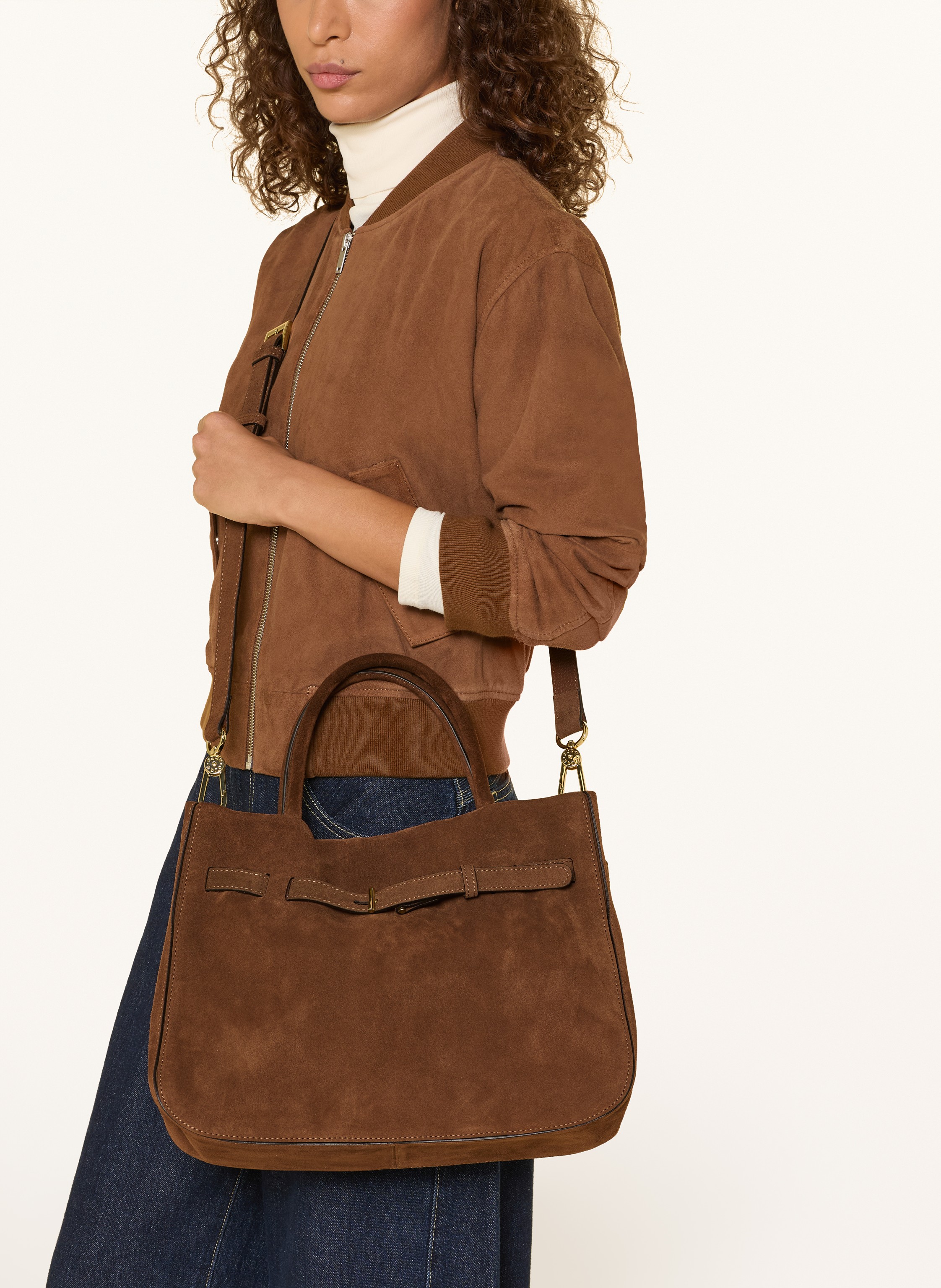 Thumbnail - Abro Handtasche Jill Medium braun