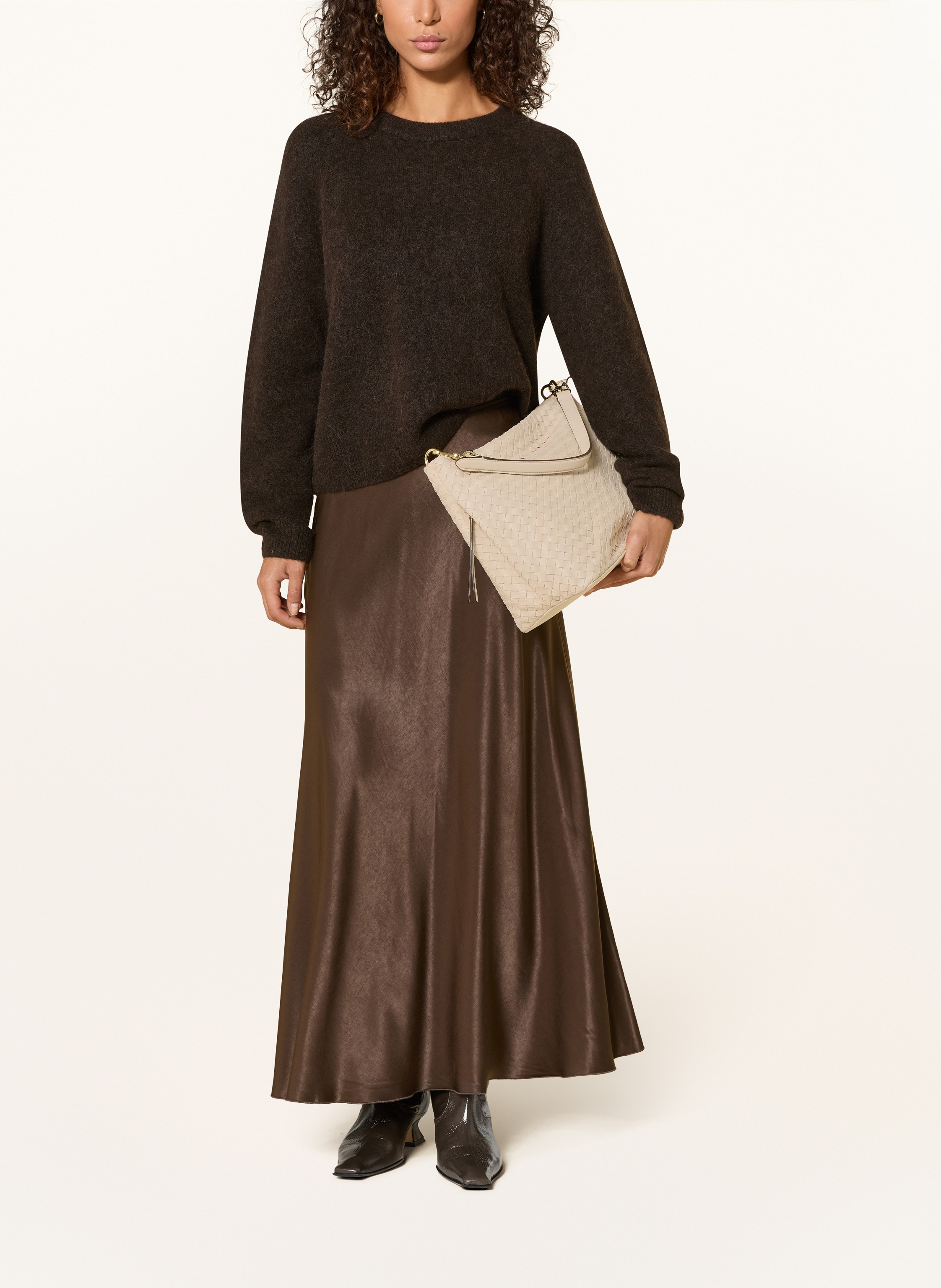 Thumbnail - Abro Beuteltasche Ebony beige