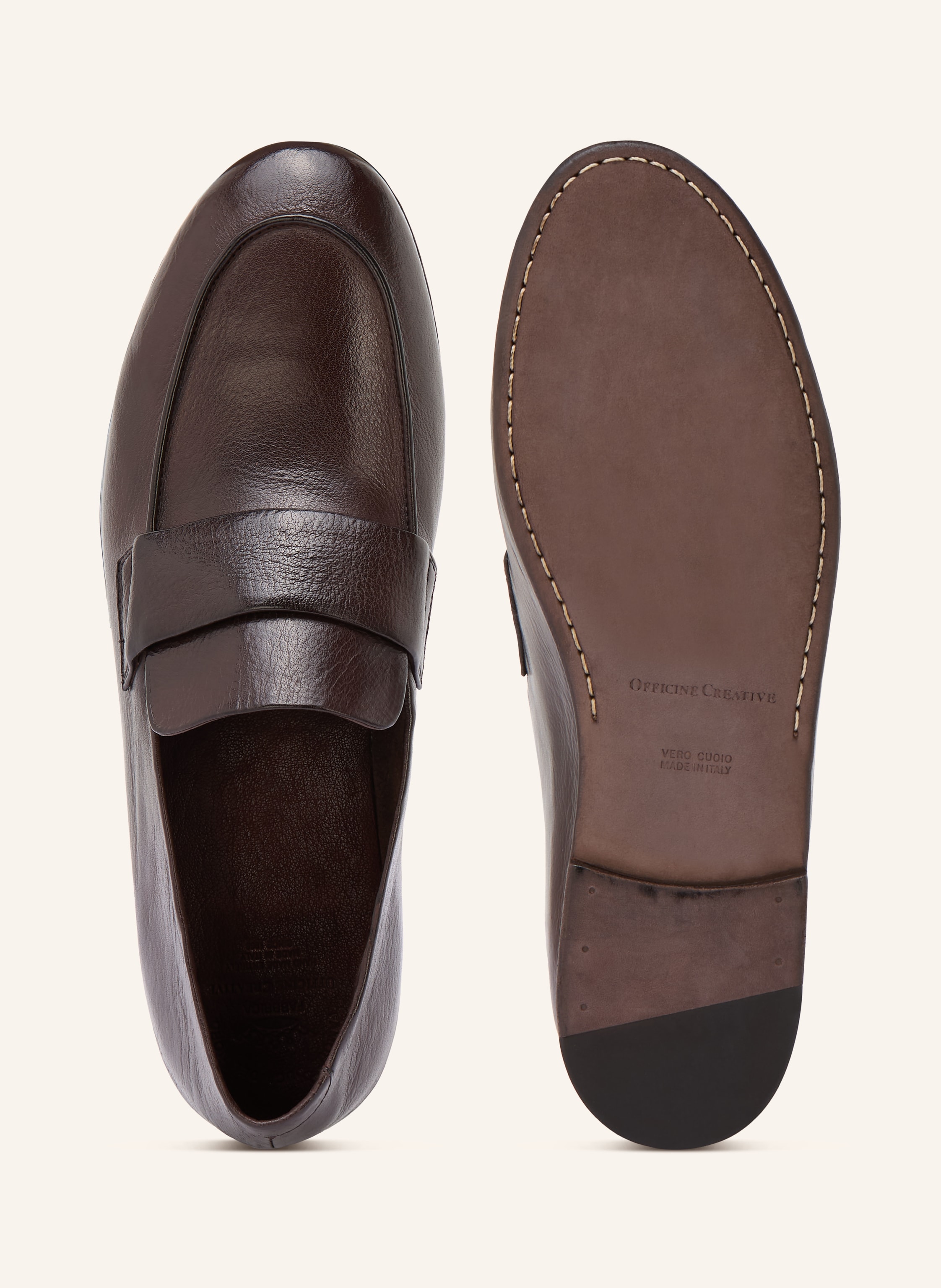 Thumbnail - Officine Creative Loafer Blair braun