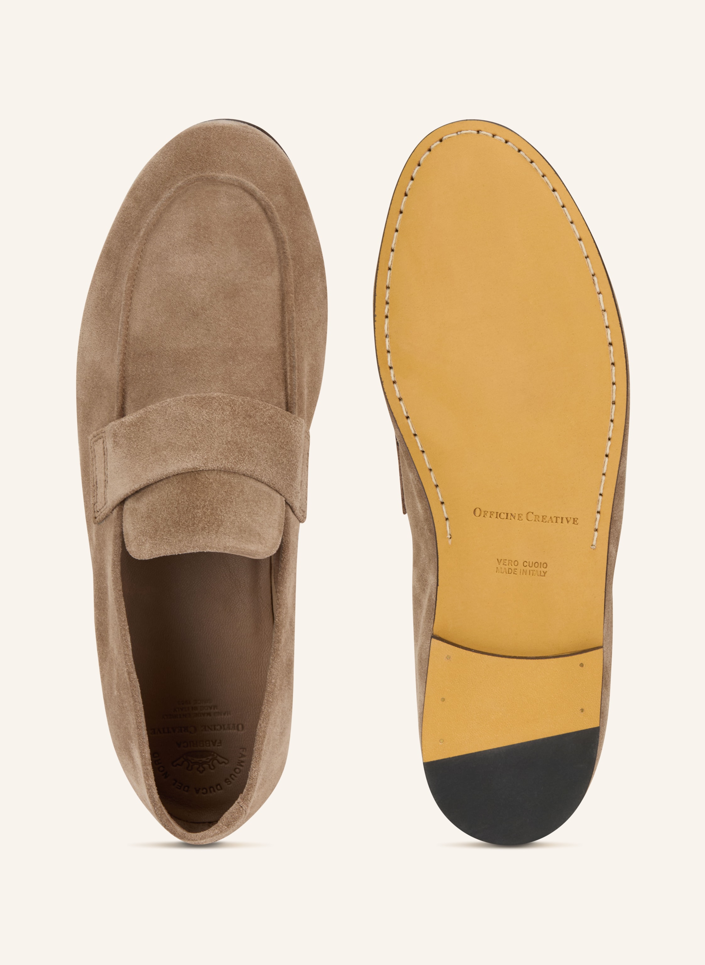 Thumbnail - Officine Creative Loafer Blair 001 braun