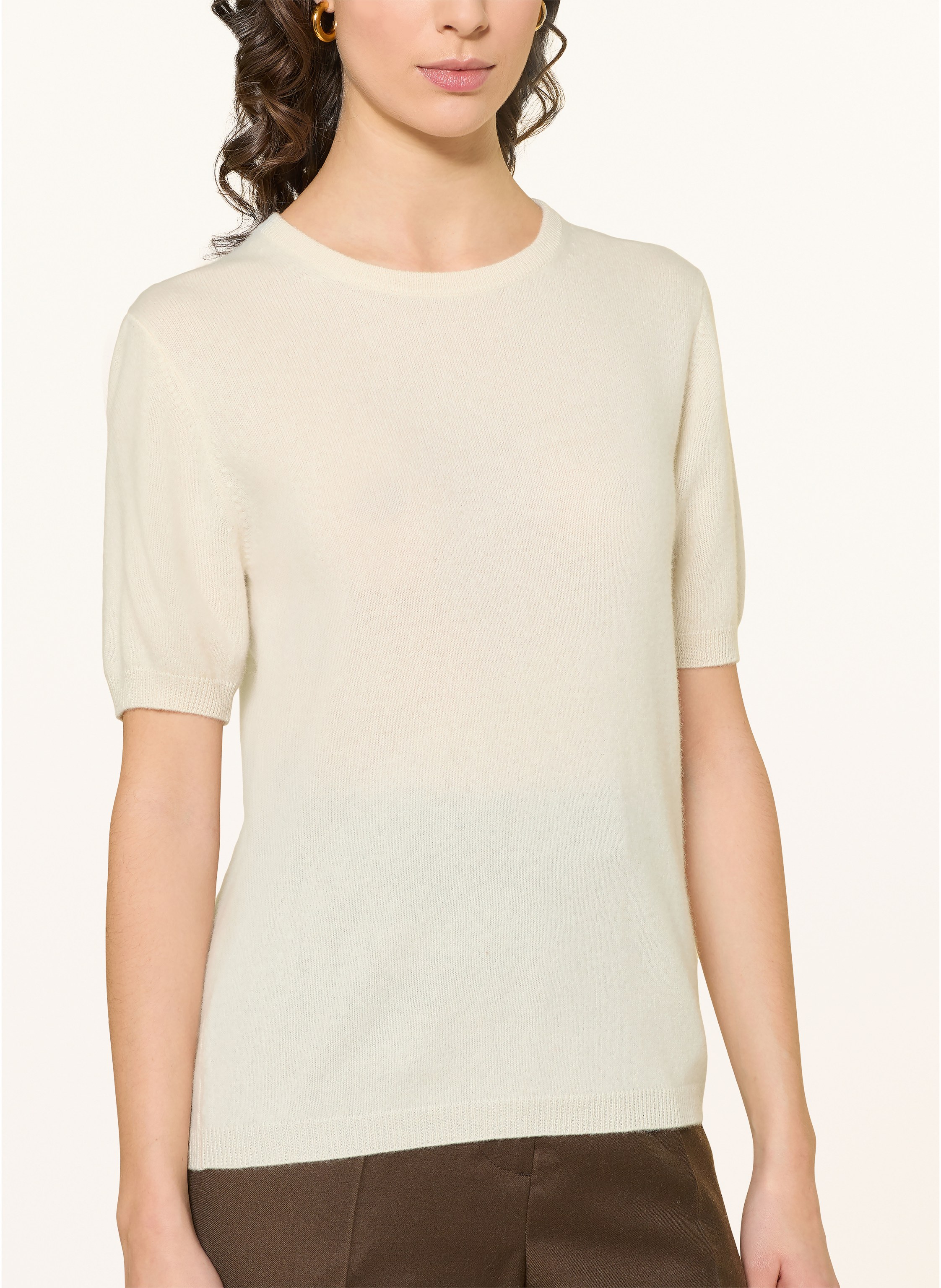 Thumbnail - Soft Goat Strickshirt Aus Cashmere weiss