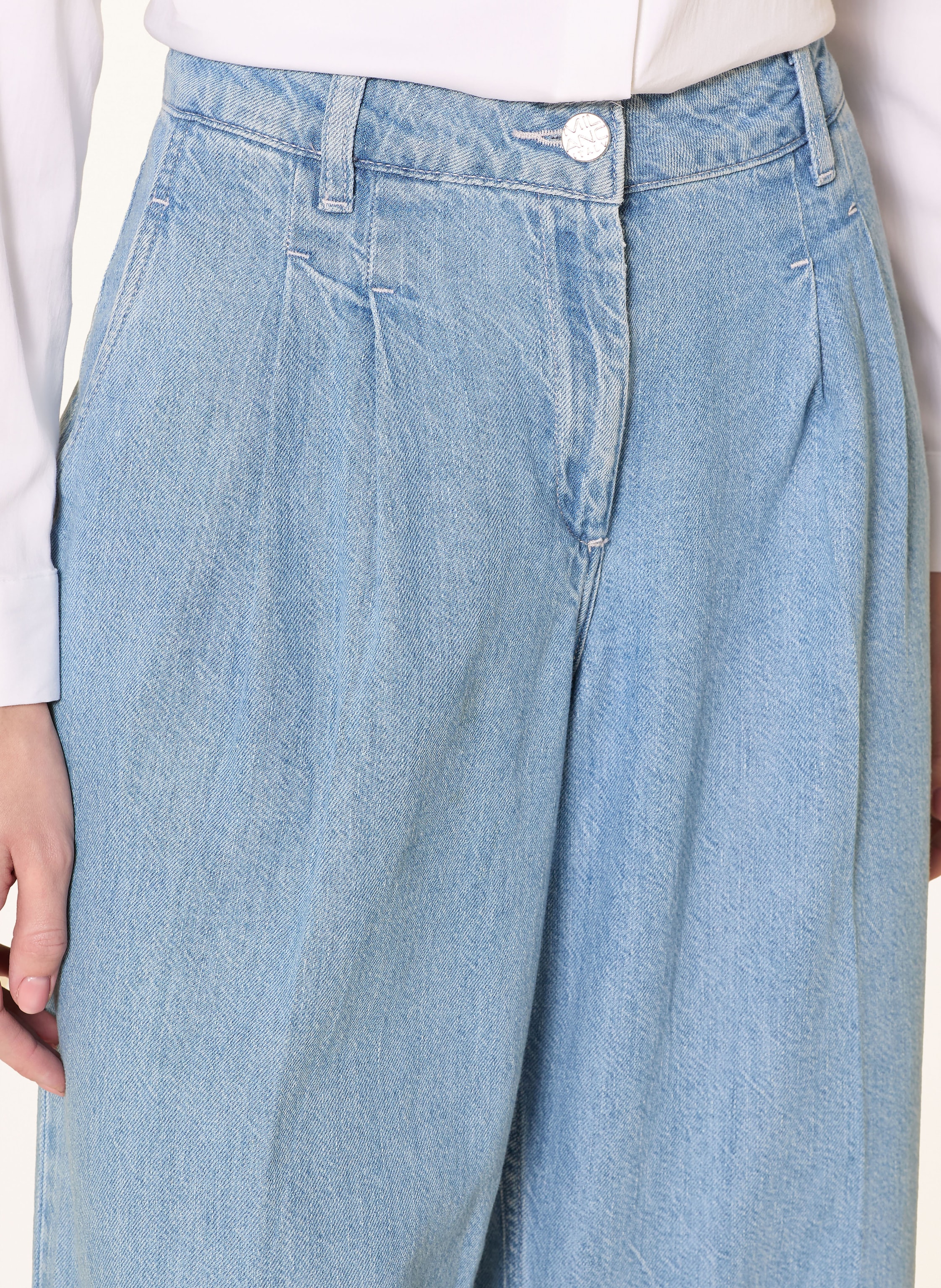 Thumbnail - Milano Italy Wide Leg Jeans blau