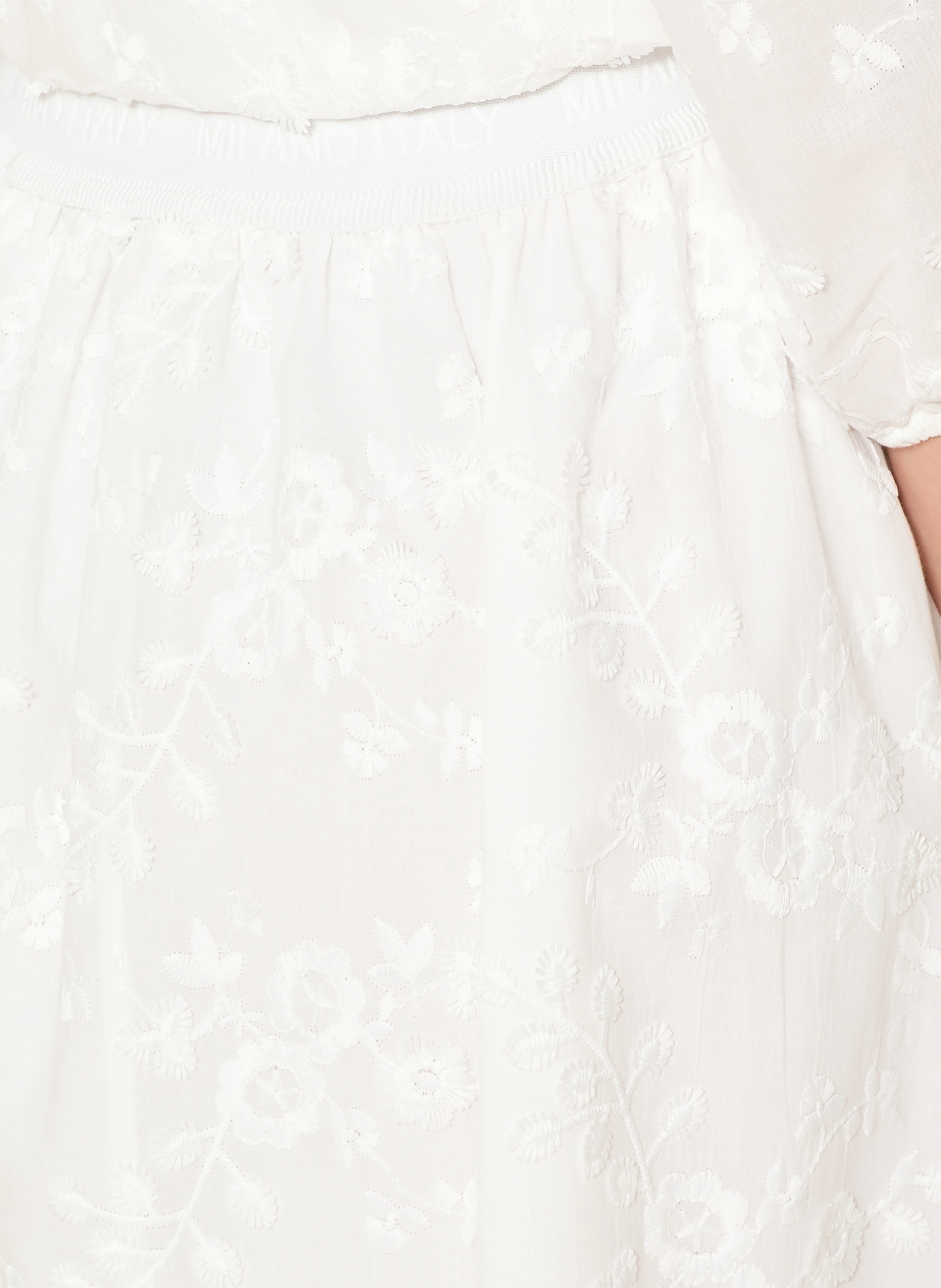 Thumbnail - Milano Italy Rock Mit Stickereien weiss