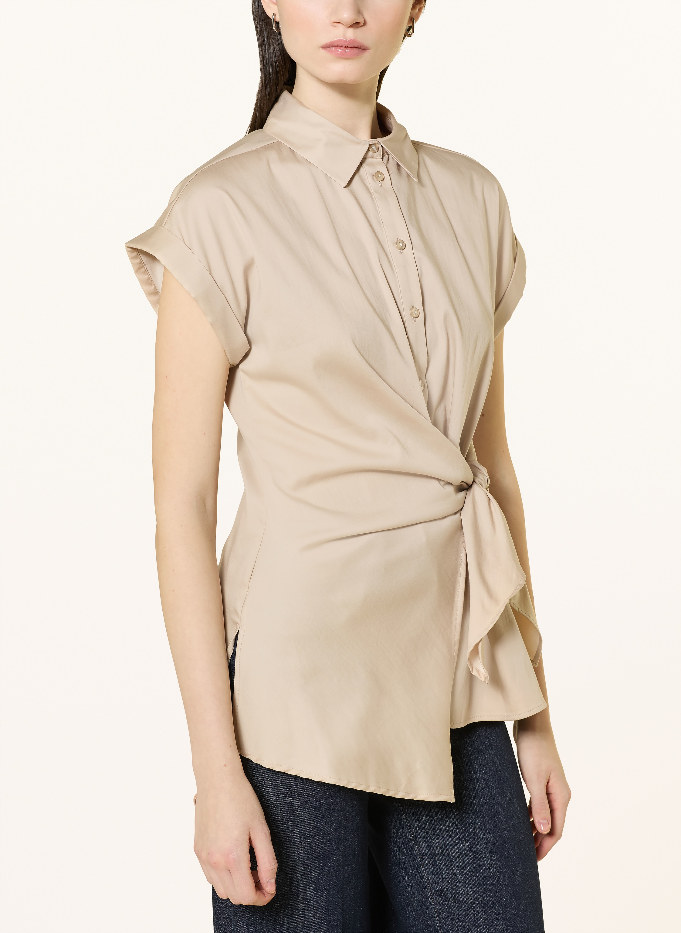 Thumbnail - Milano Italy Hemdbluse beige