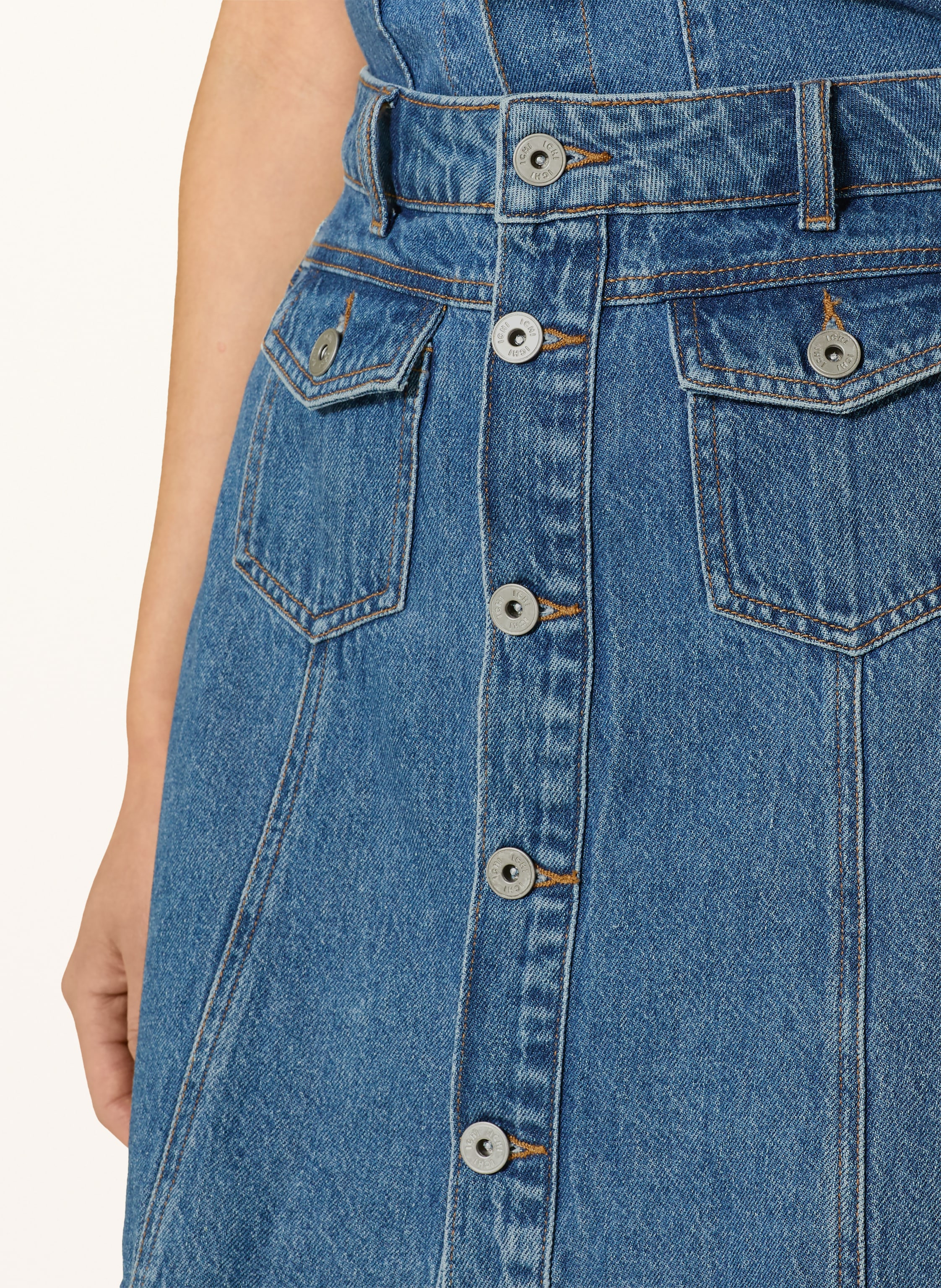 Thumbnail - Ichi Jeansrock Ihpamila blau