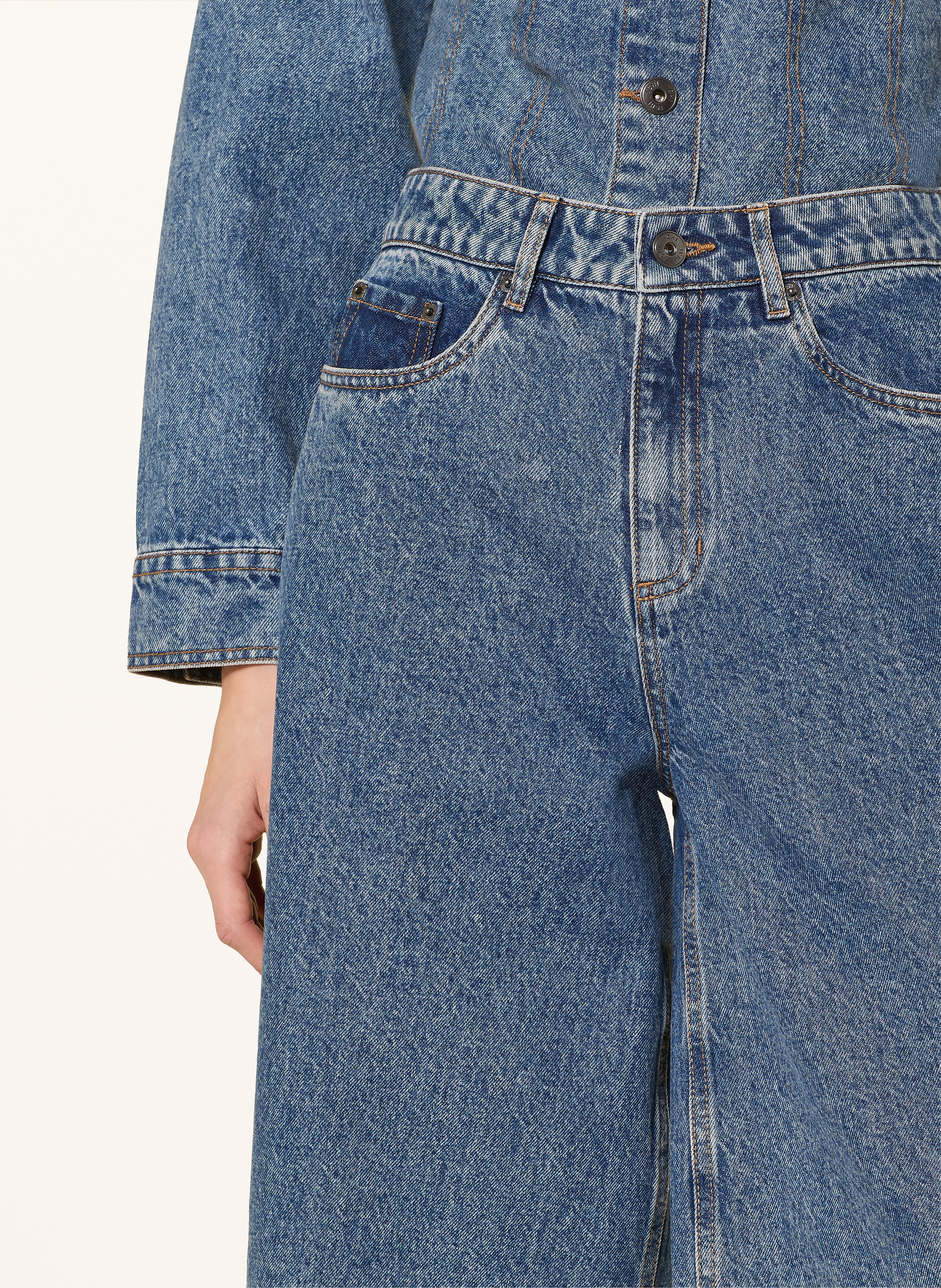 Thumbnail - Ichi Jeans-Bermudas Ihaveny blau