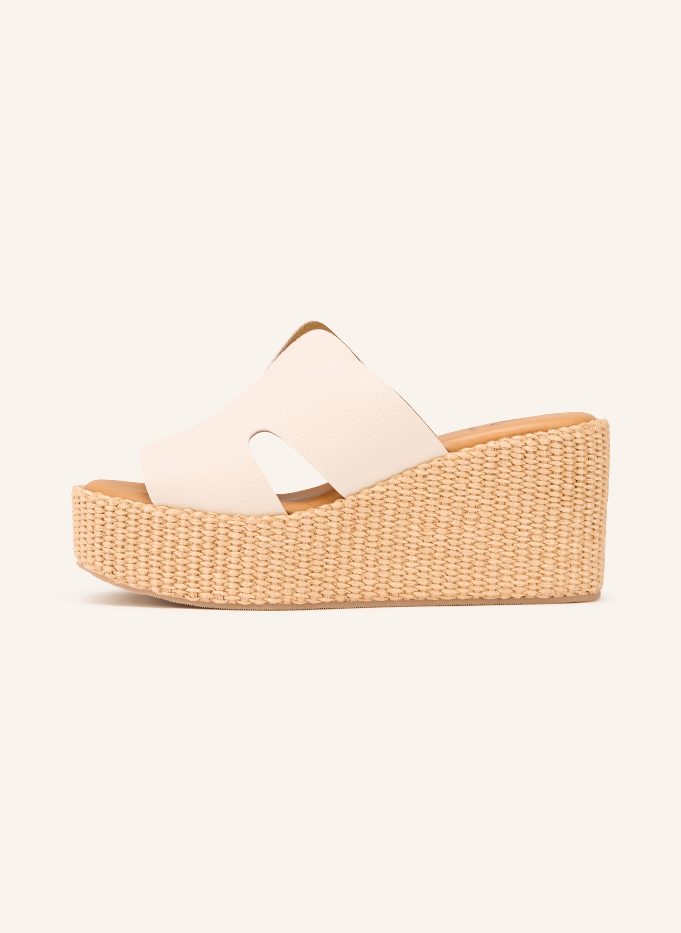 Thumbnail - È Mia Plateau-Wedges weiss