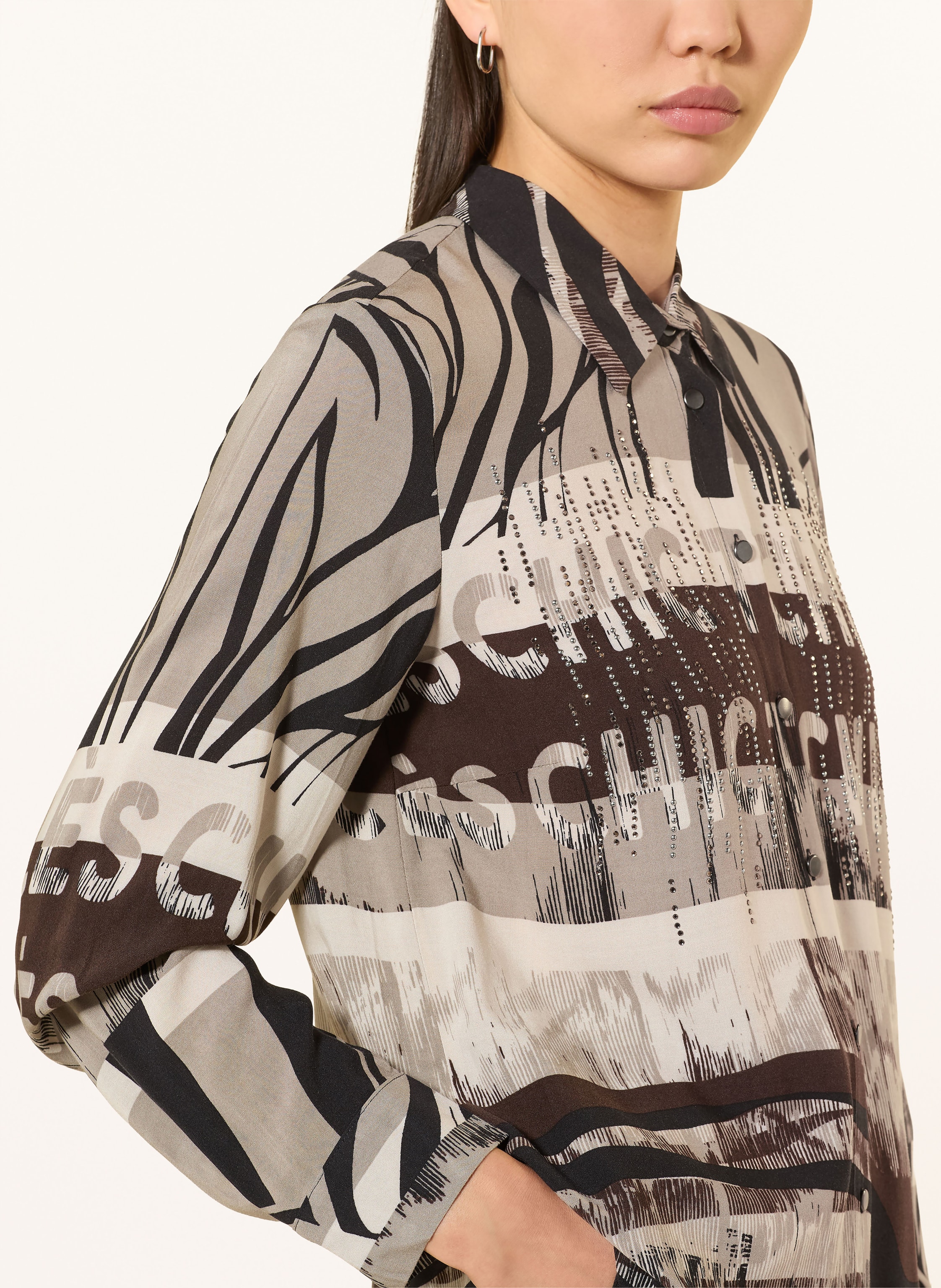 Thumbnail - Betty Barclay Hemdbluse Mit Schmucksteinen beige