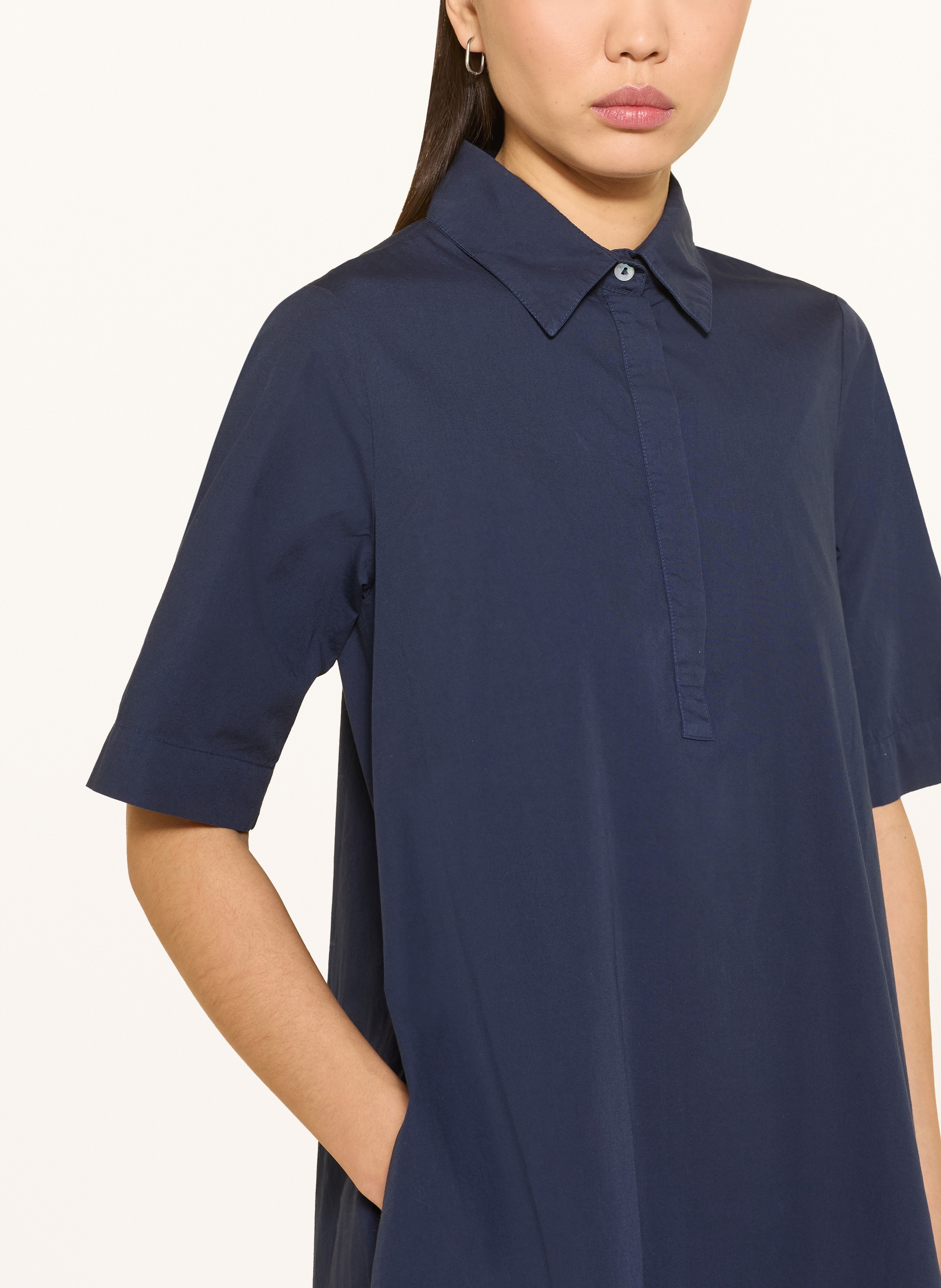 Thumbnail - Backstage Hemdblusenkleid Prato blau