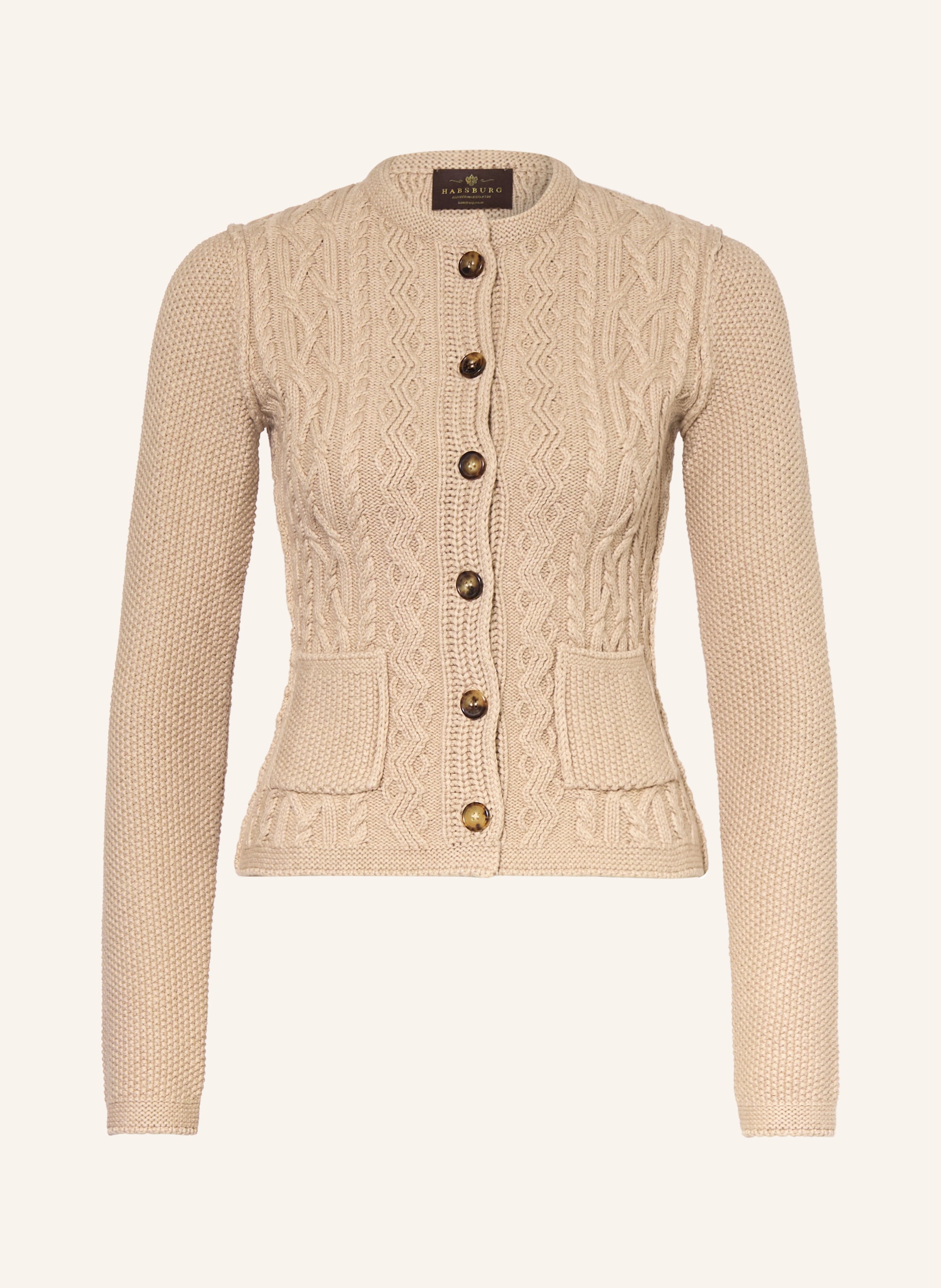 HABSBURG Cardigan en maille DONNA en beige