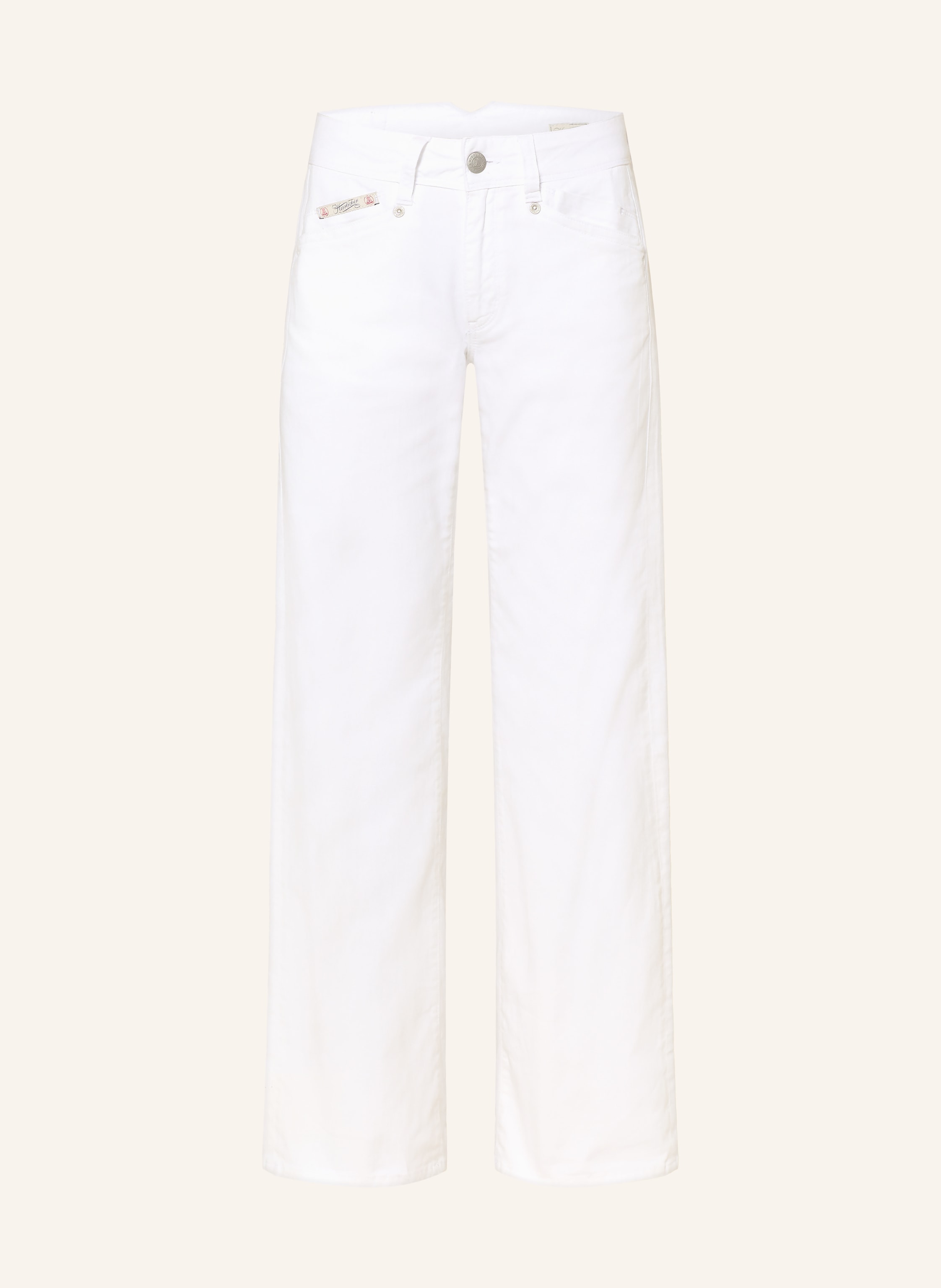 Herrlicher Wide Leg Jeans Prime weiss