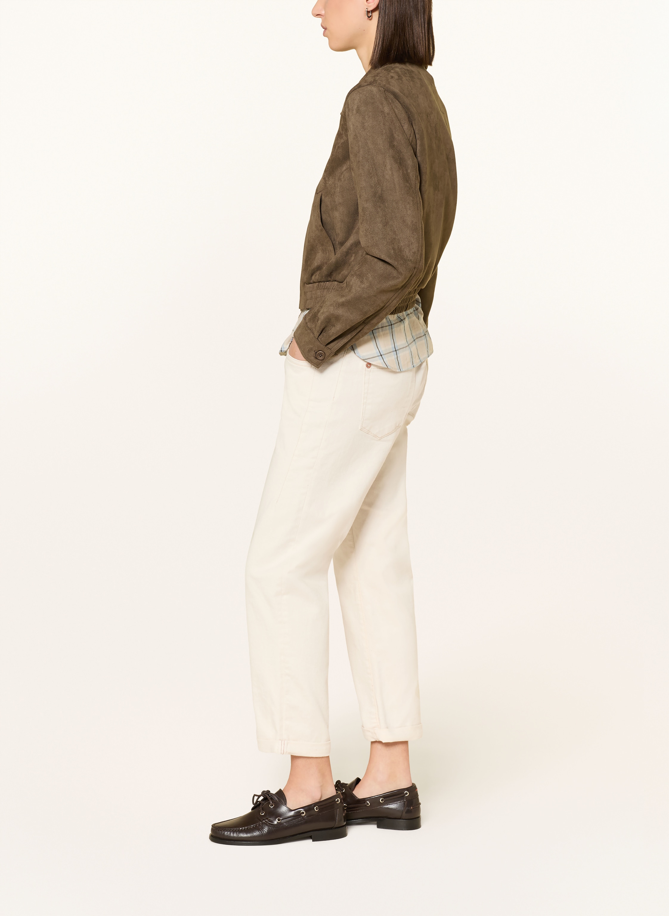 Thumbnail - Herrlicher Cropped Jeans Shyra weiss